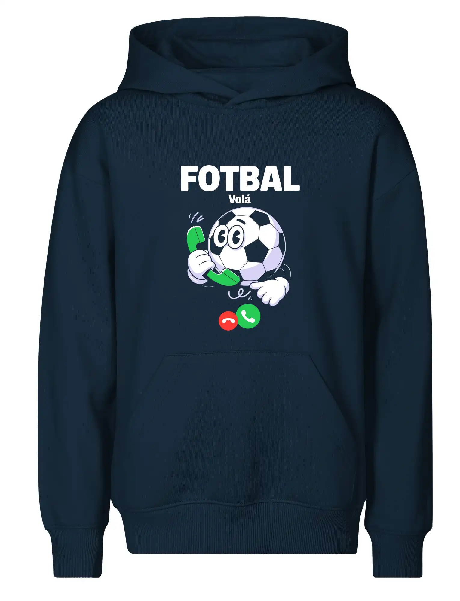 Karikatura fotbal volá