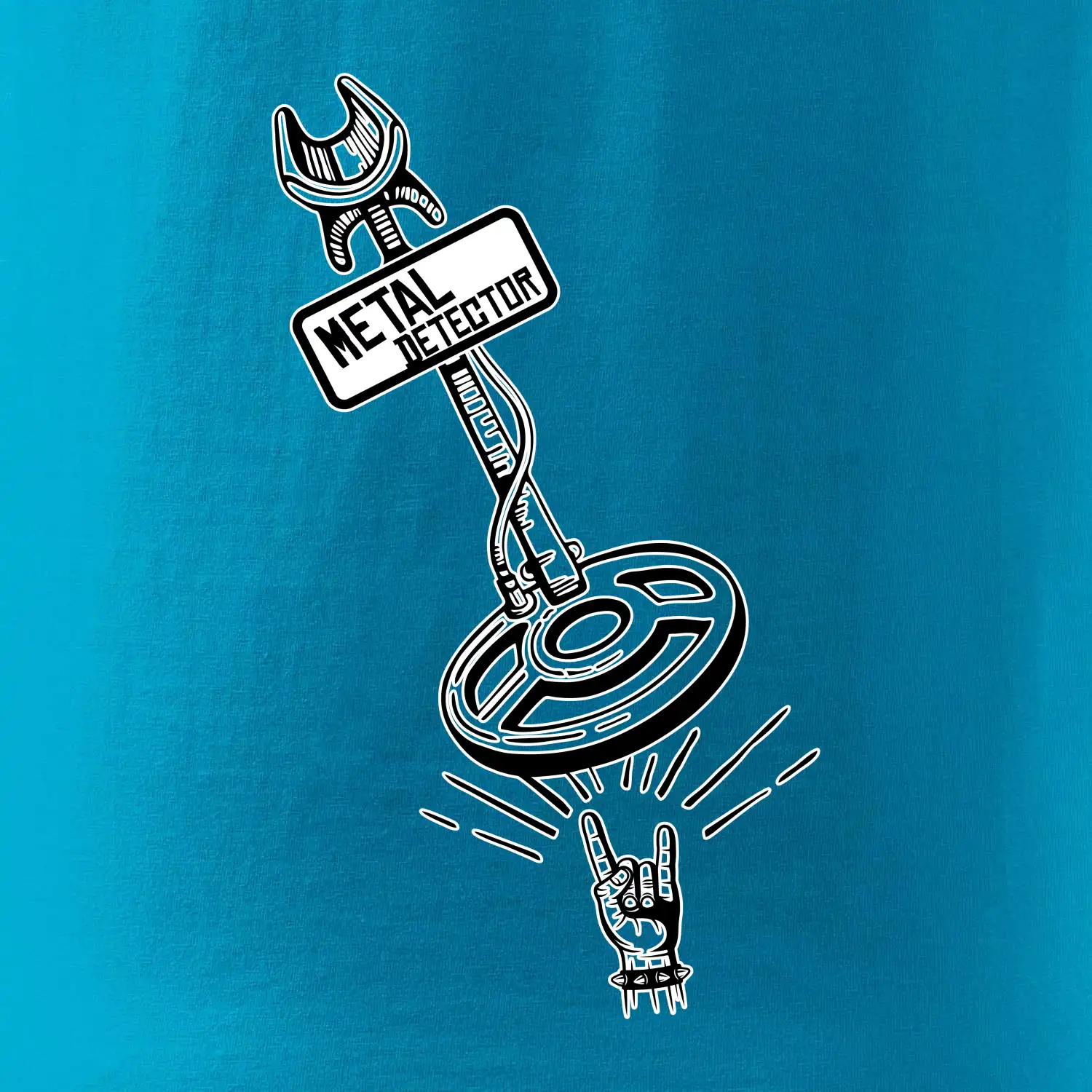 Metal detector rock