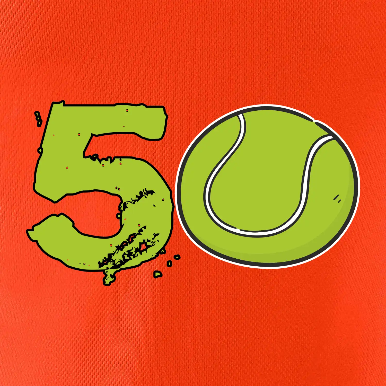 Tenis kulaté narozeniny 50