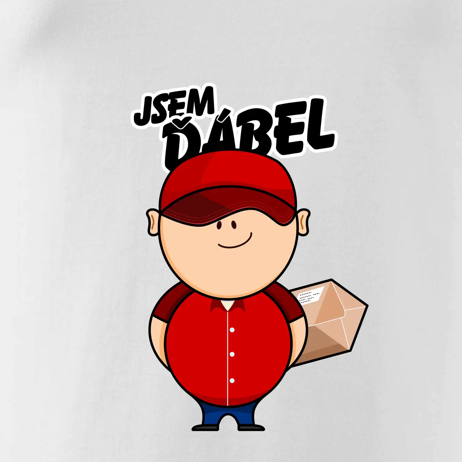 Jsem ďábel doručovatel červený
