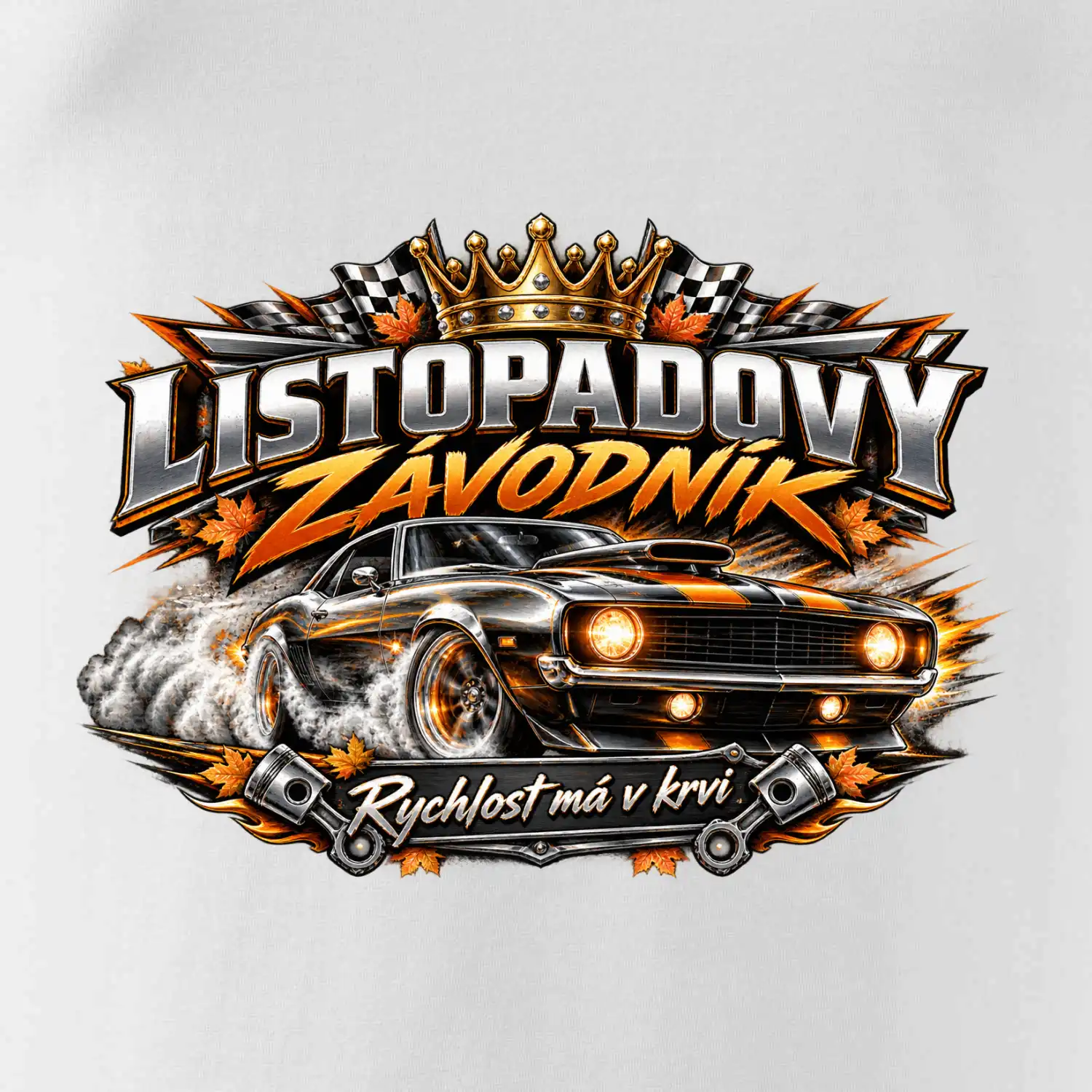 Listopadový závodník rychlost má v krvi