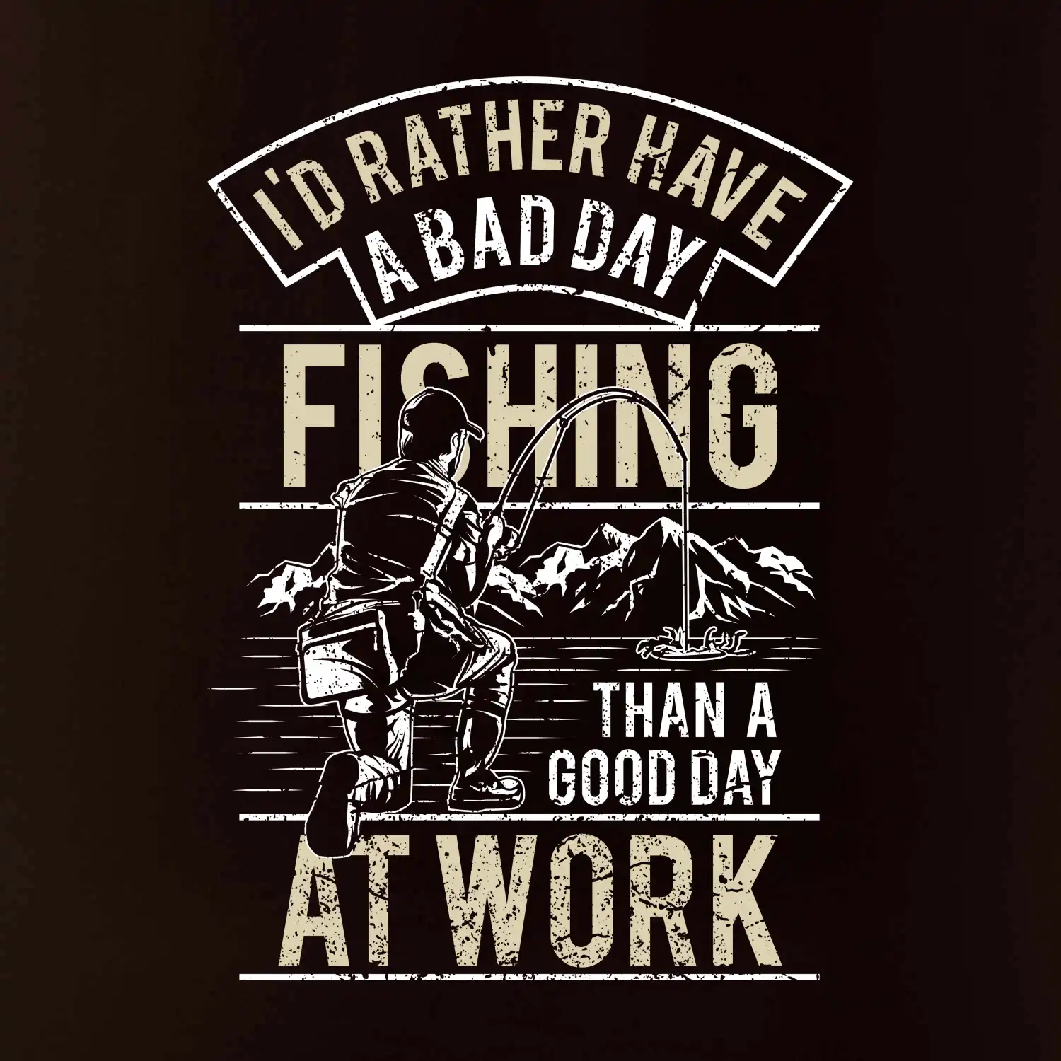 Fishing at work