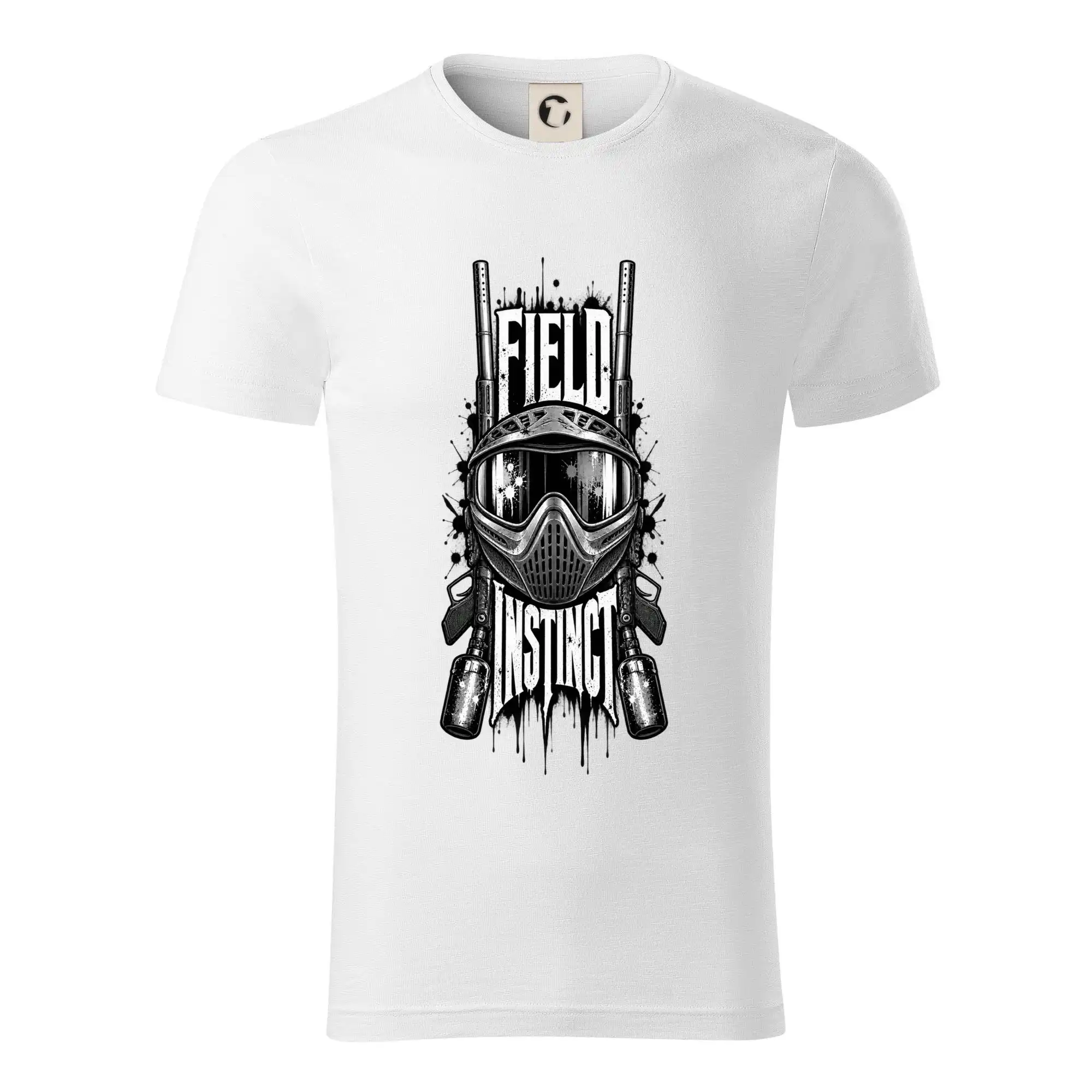 Černobílá maska field instinct paintball