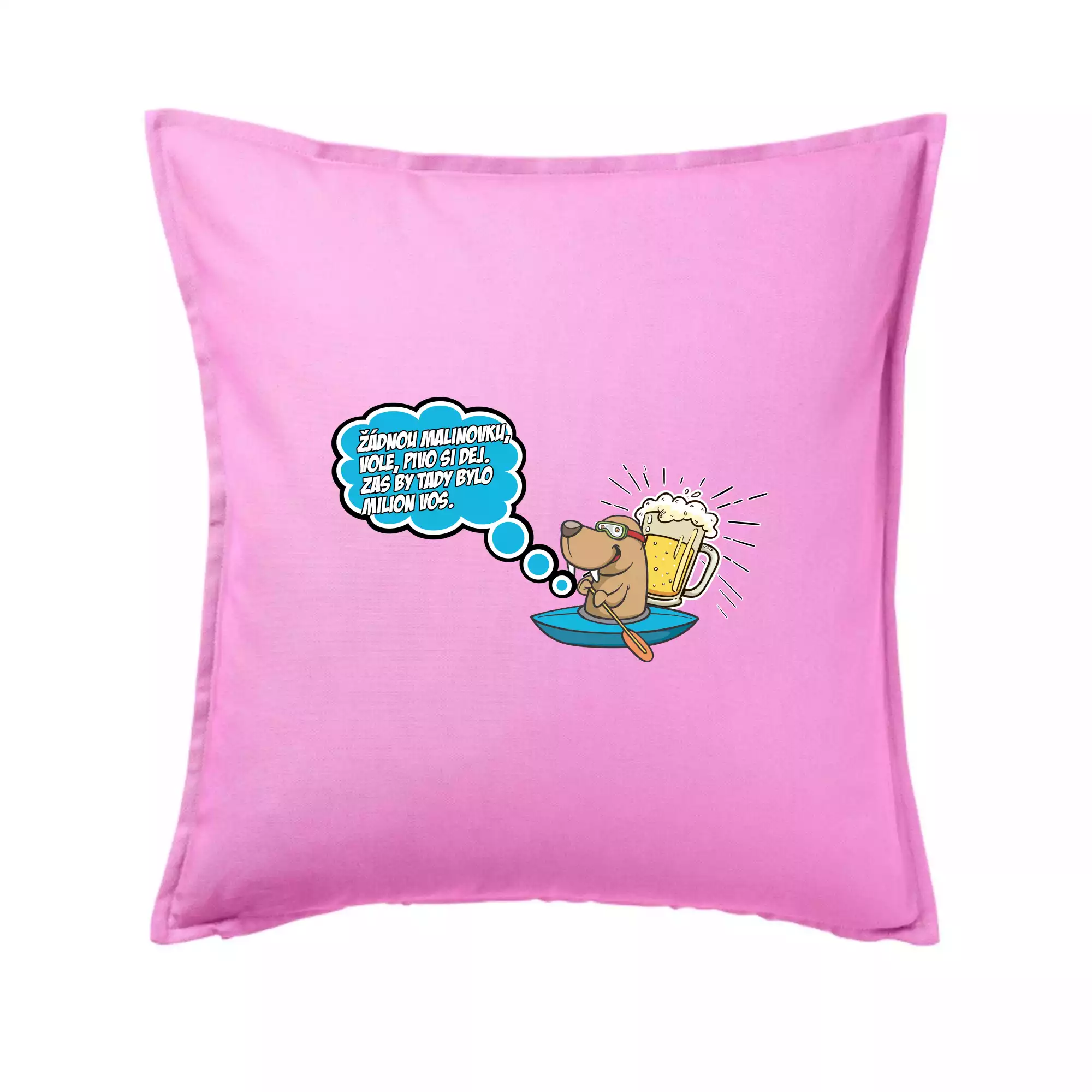 Žádnou malinovku, ale pivo