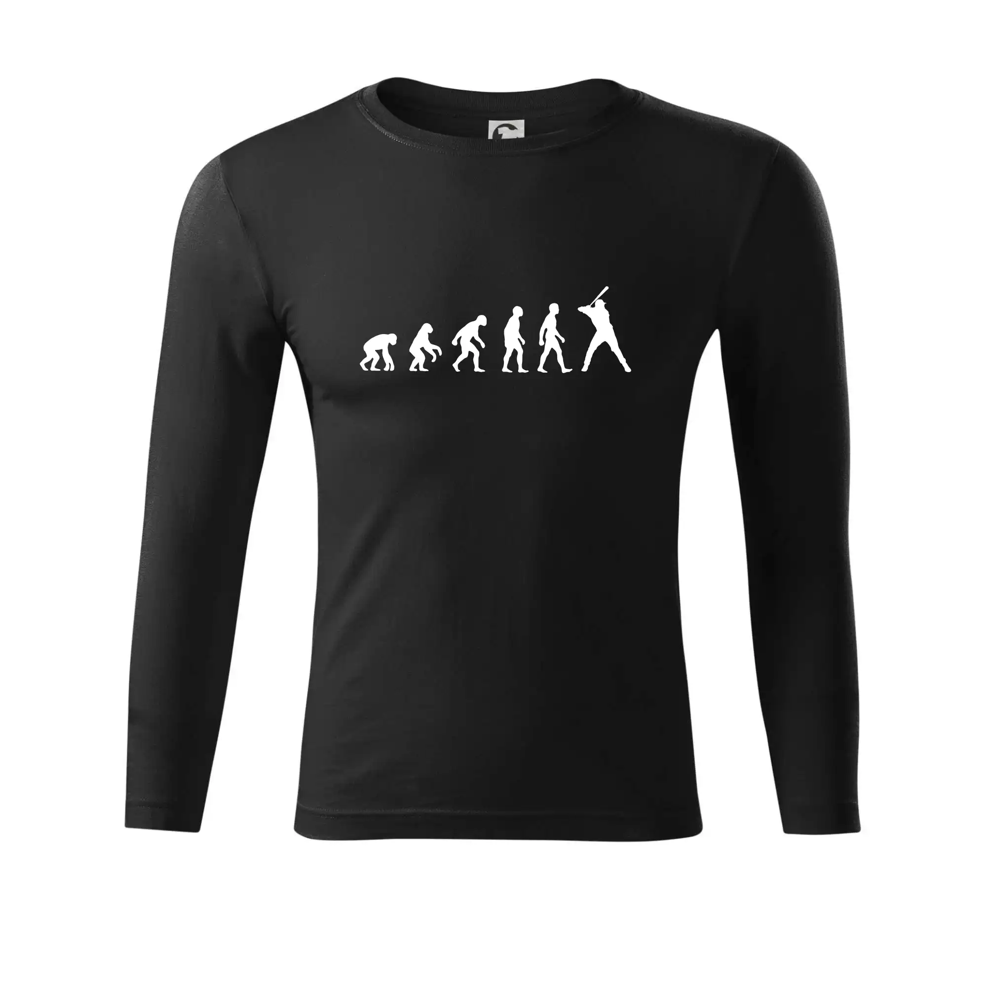 Evoluce baseball pálkař nápřah