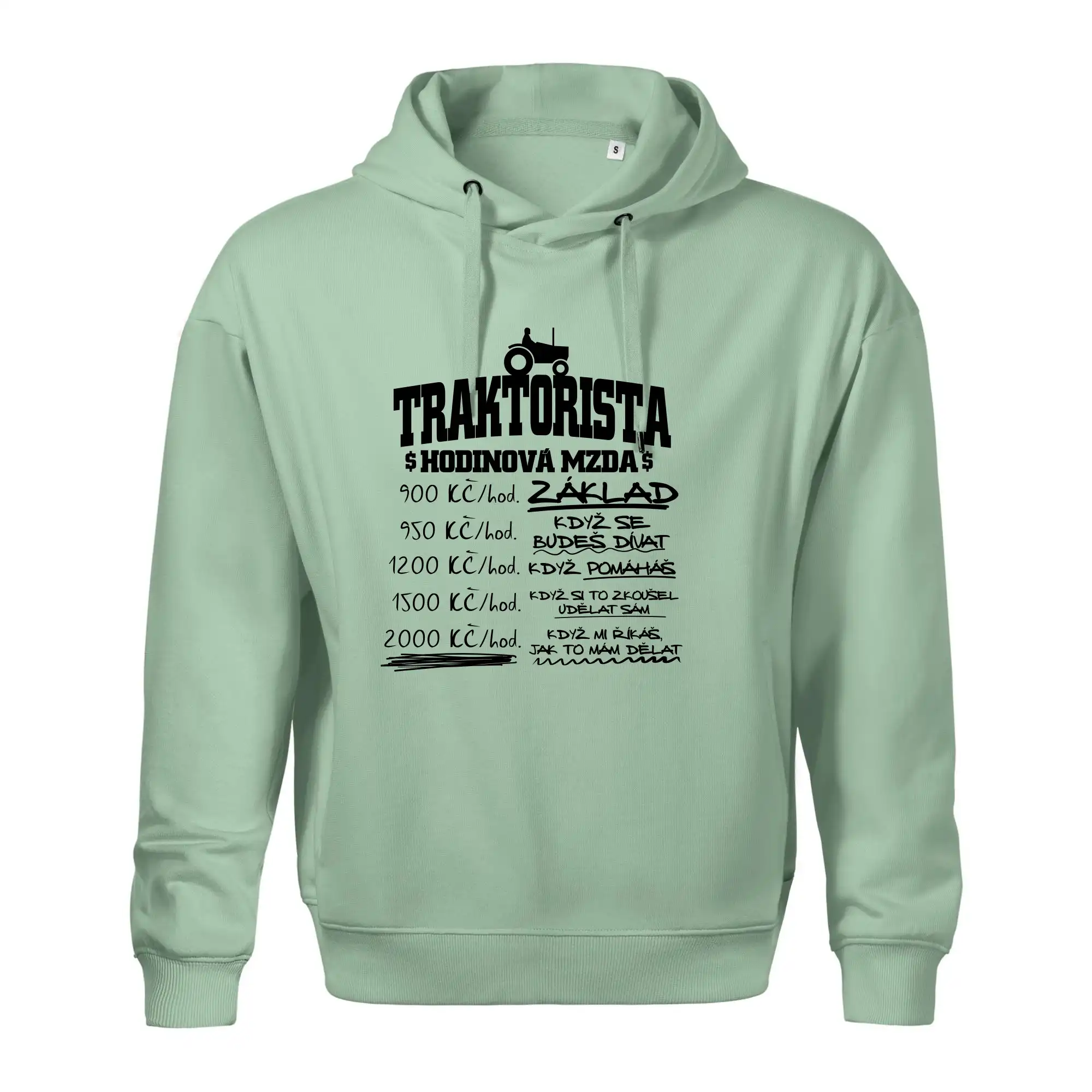 Traktorista hodinová mzda