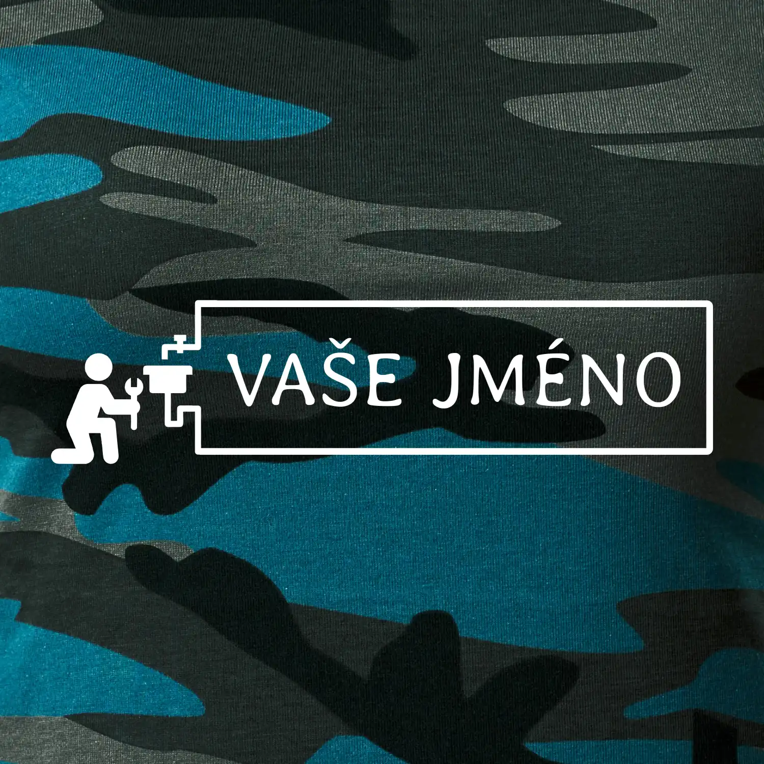 Instalatér - jméno v rámečku