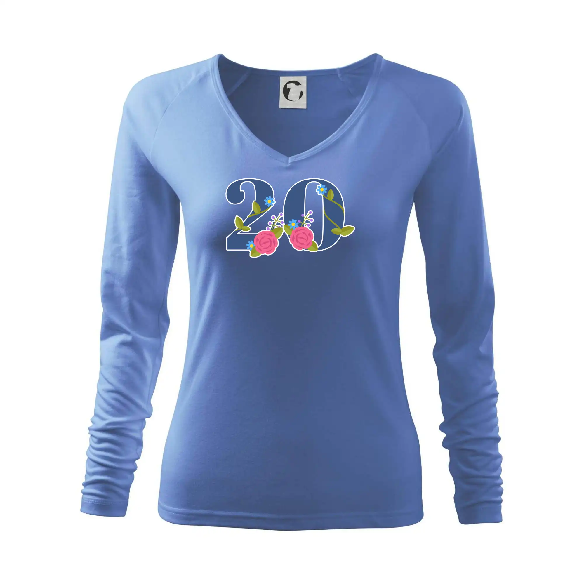 Květinové číslo kreslené - 20