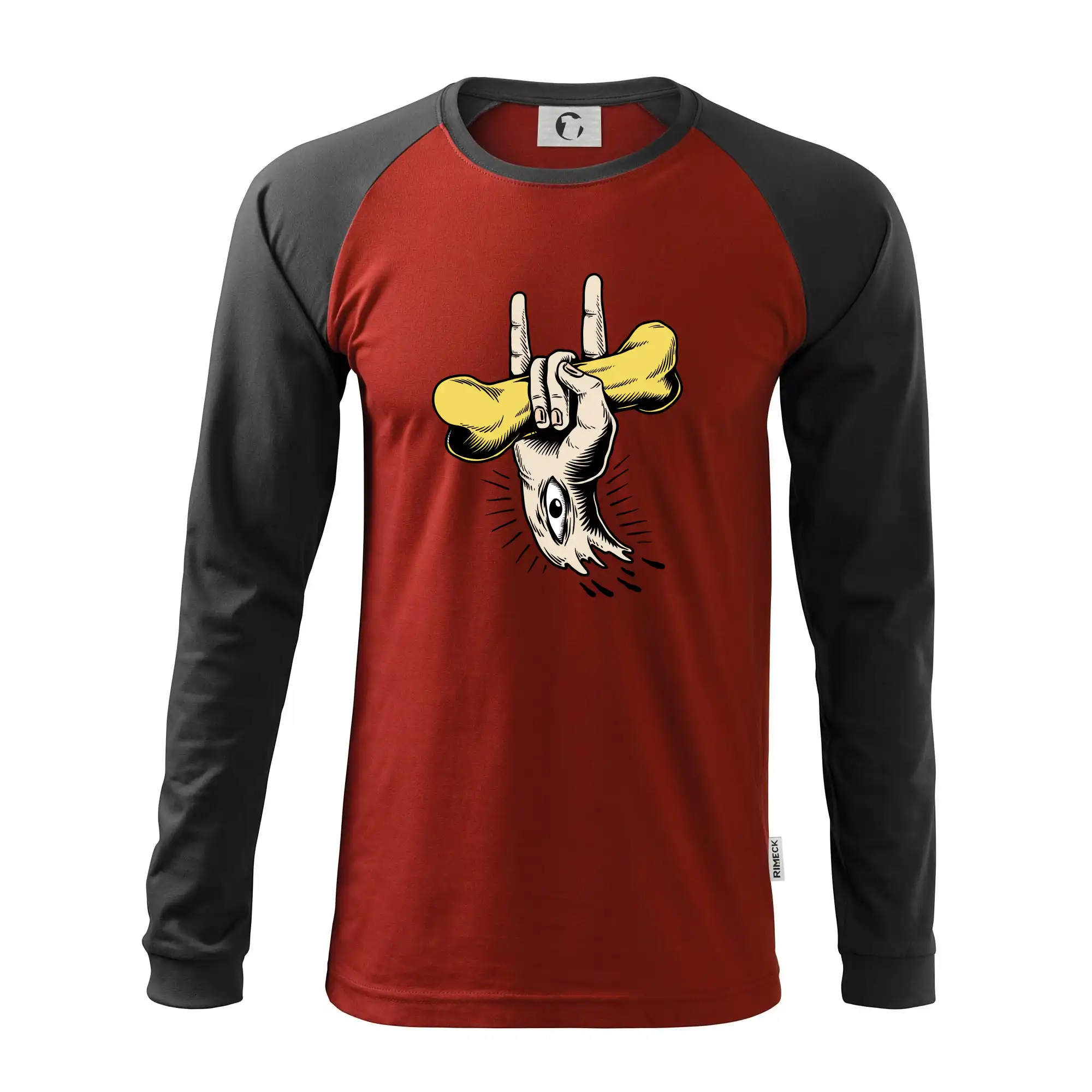 Rocková ruka kost a oko