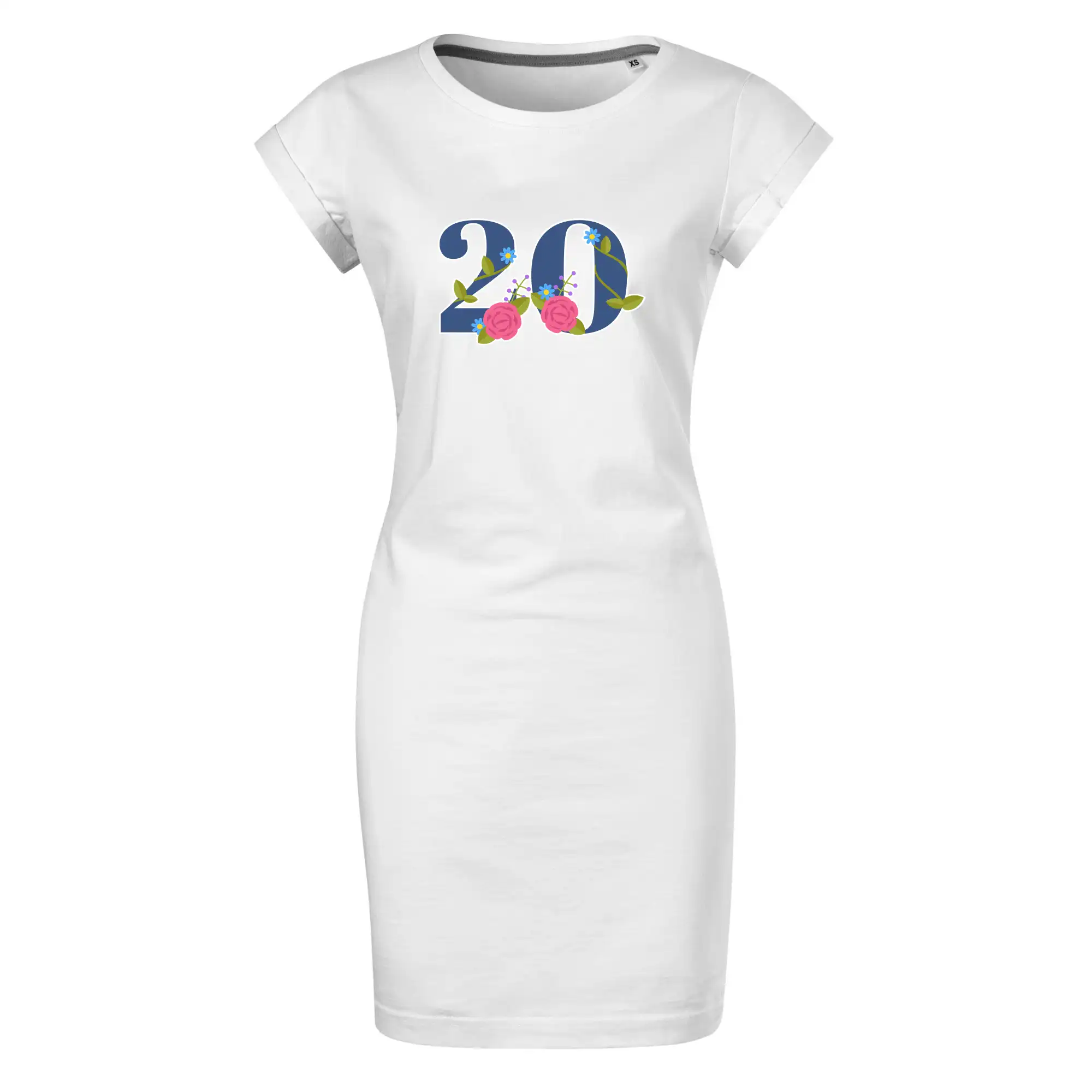 Květinové číslo kreslené - 20