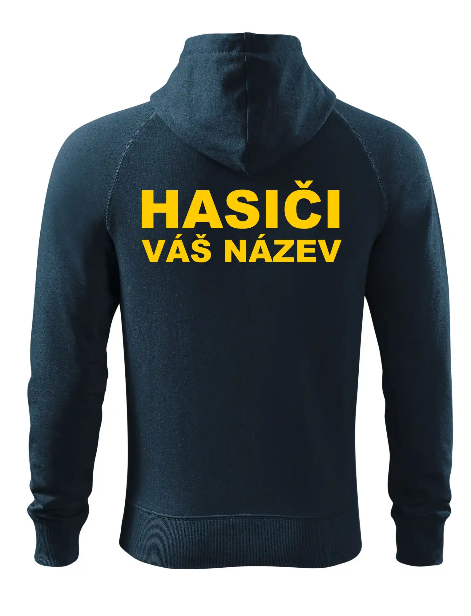Hasiči - žlutý nápis - váš název sboru