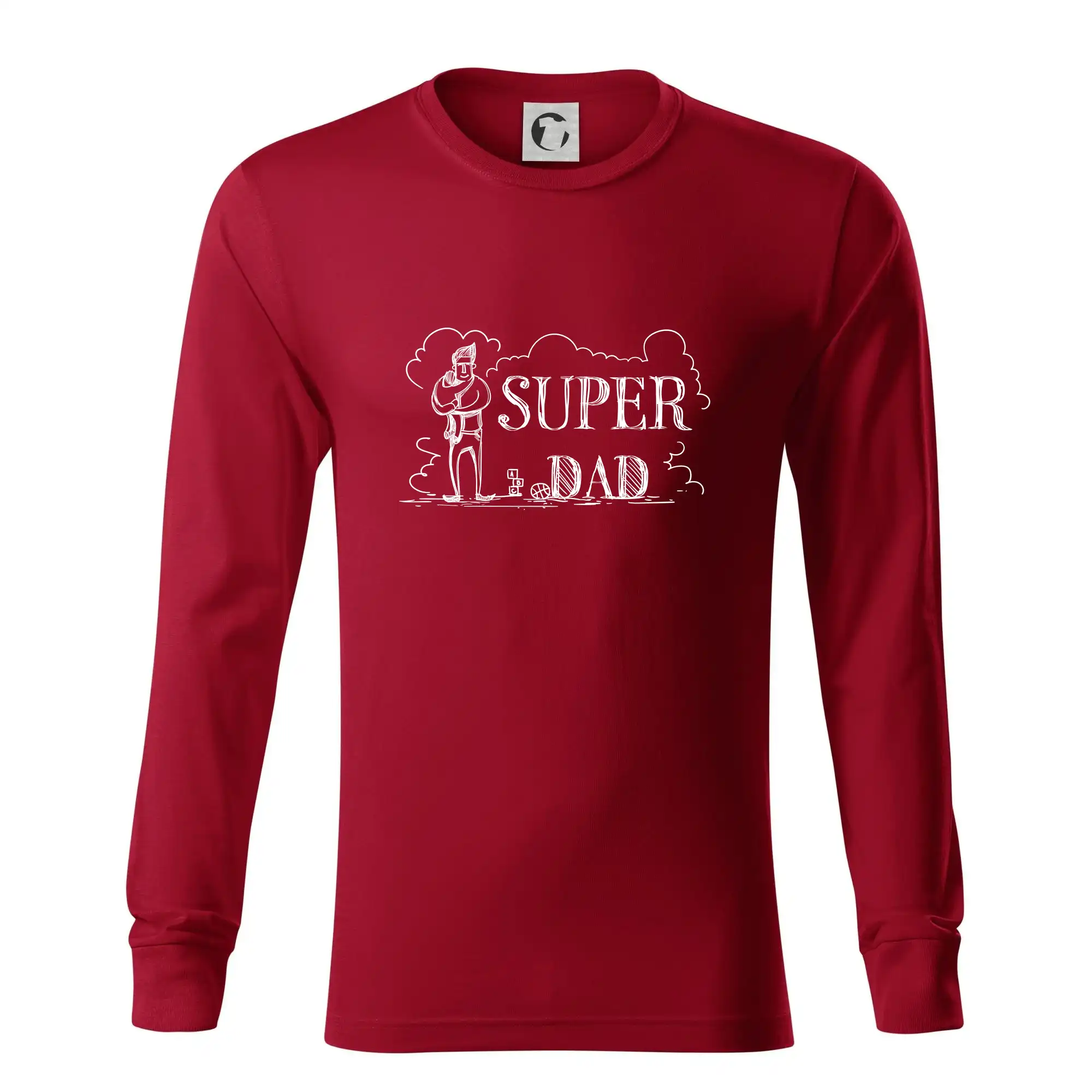Kreslený nápis super dad
