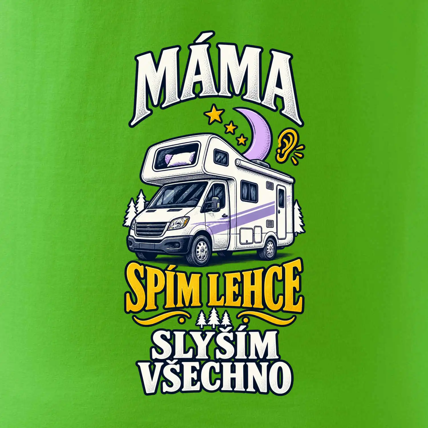 Máma spím lehce slyším všechno rodinná alkovna
