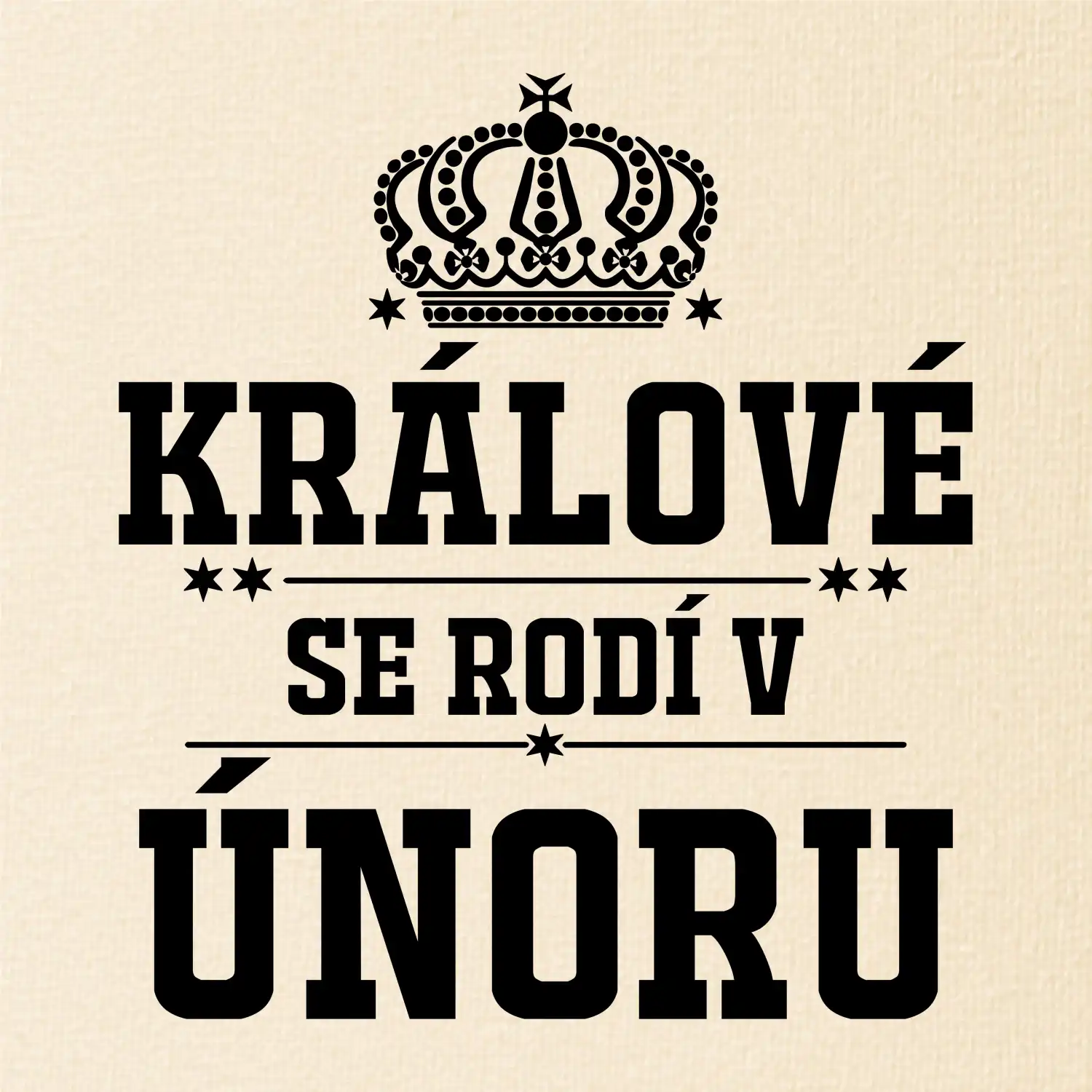 Králové se rodí v únoru
