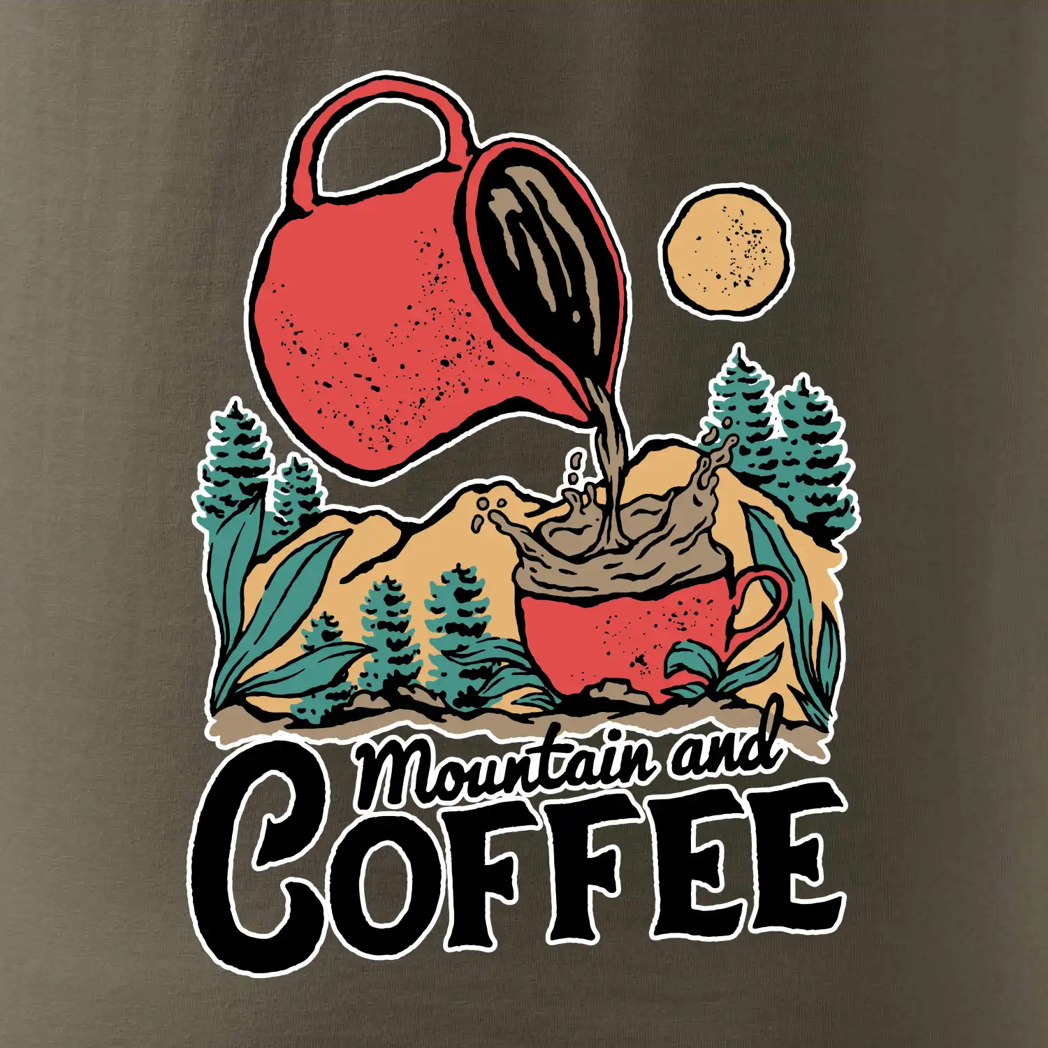 Mountain and Coffee
