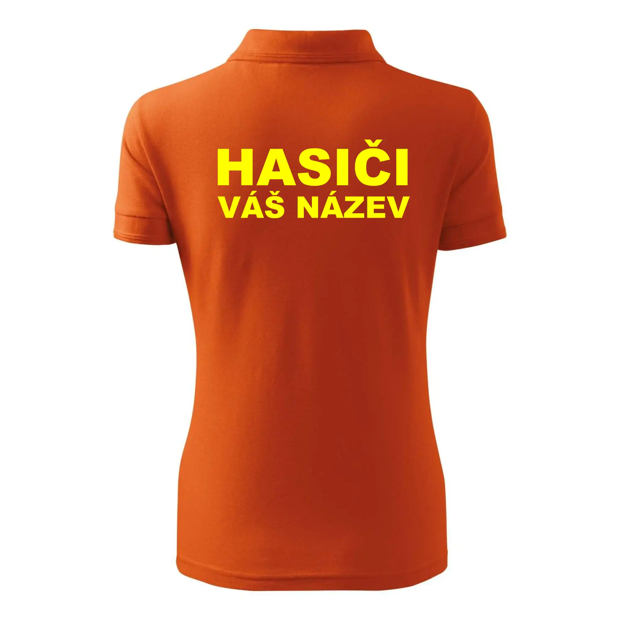 Hasiči - žlutý nápis - váš název sboru