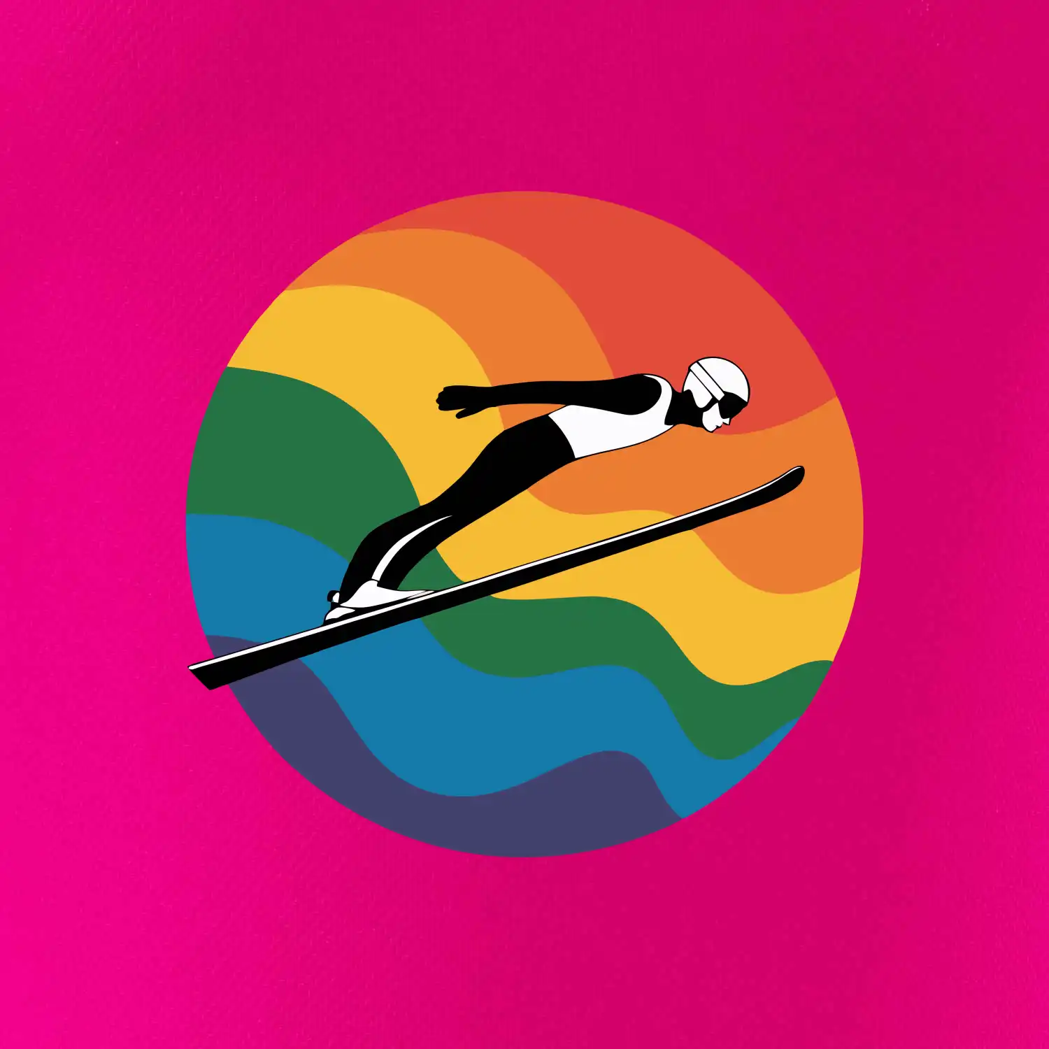 Letím Skokan na lyžiach