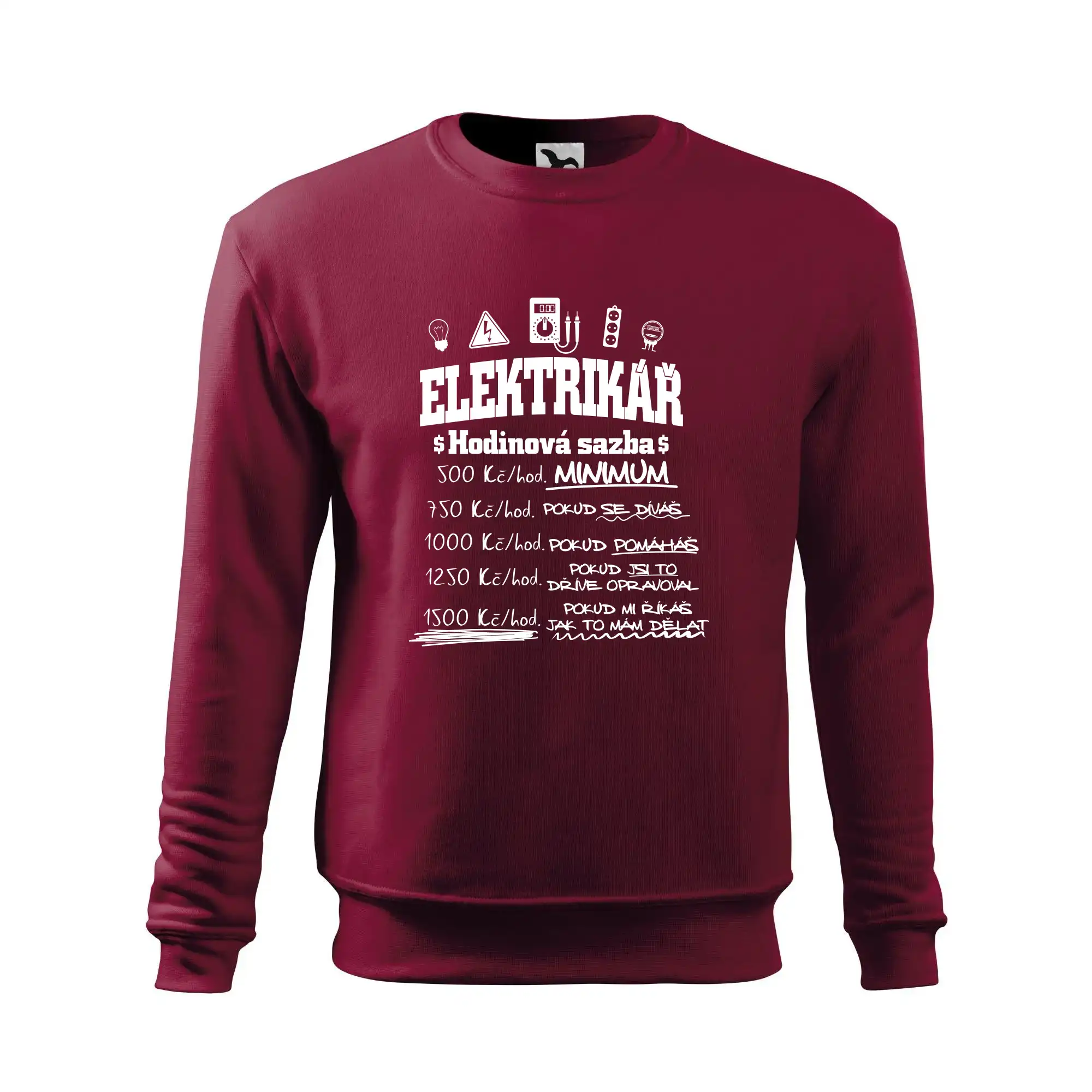 Elektrikář hodinová sazba