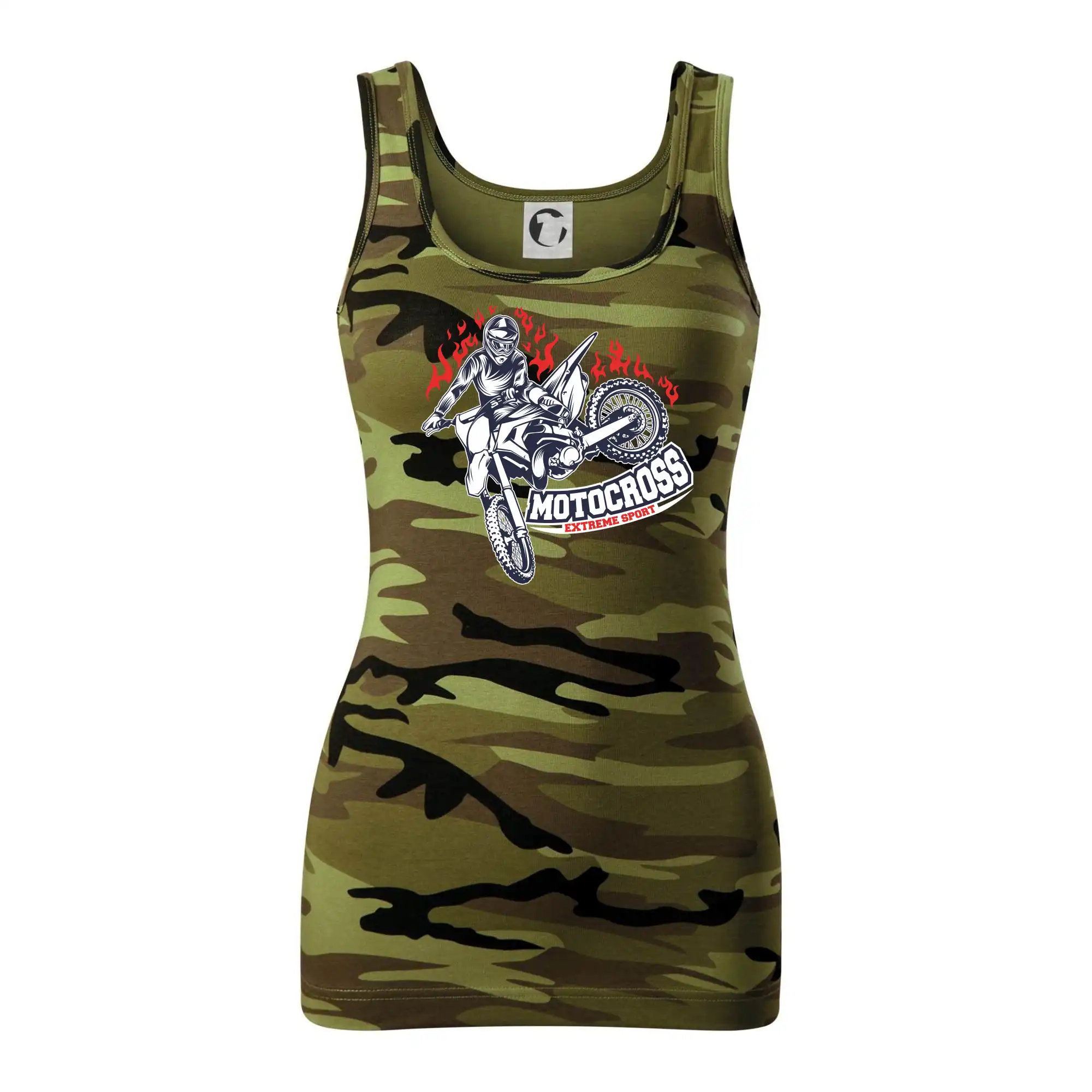 Motocross extreme sport fire