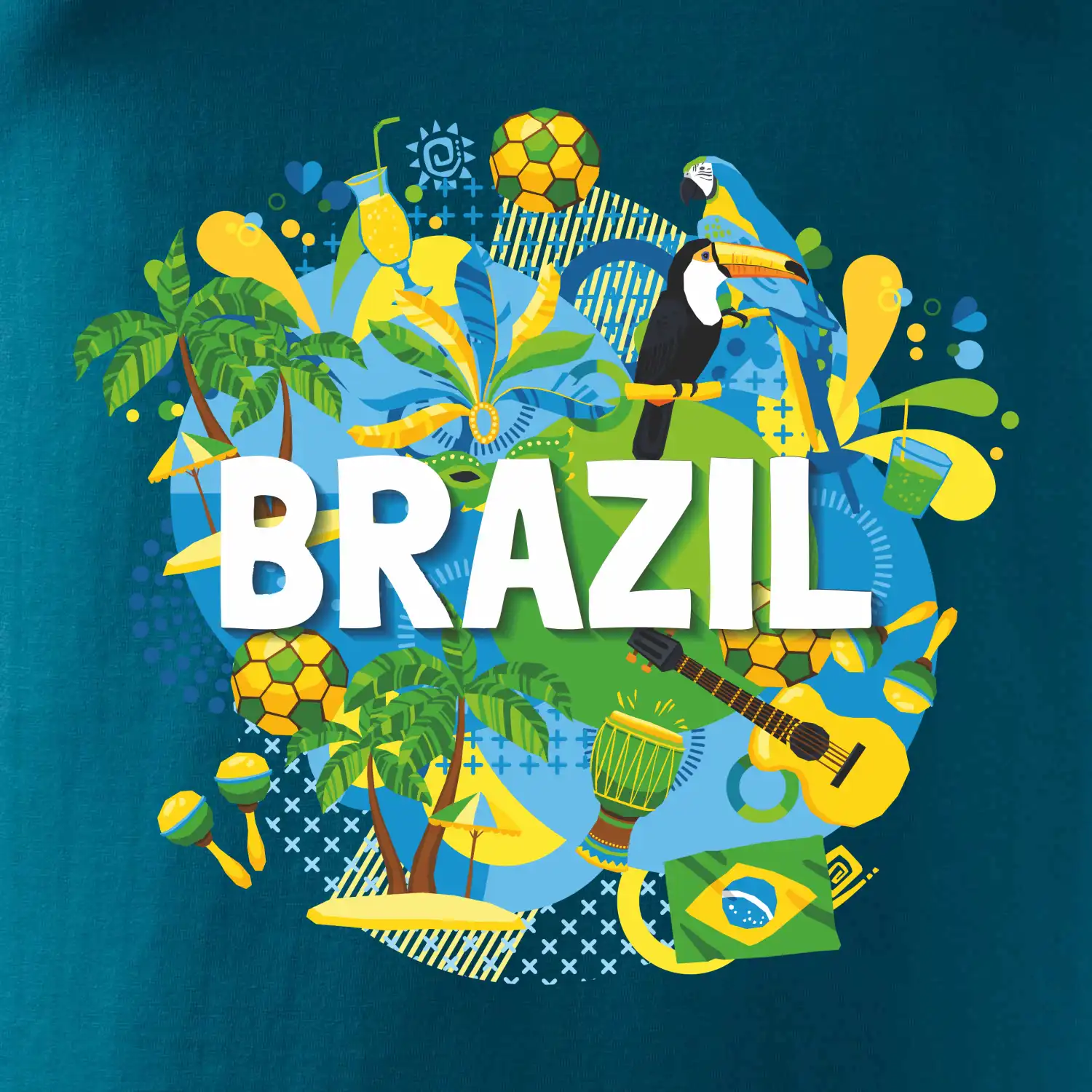 Brazílie  Barevný obrázek