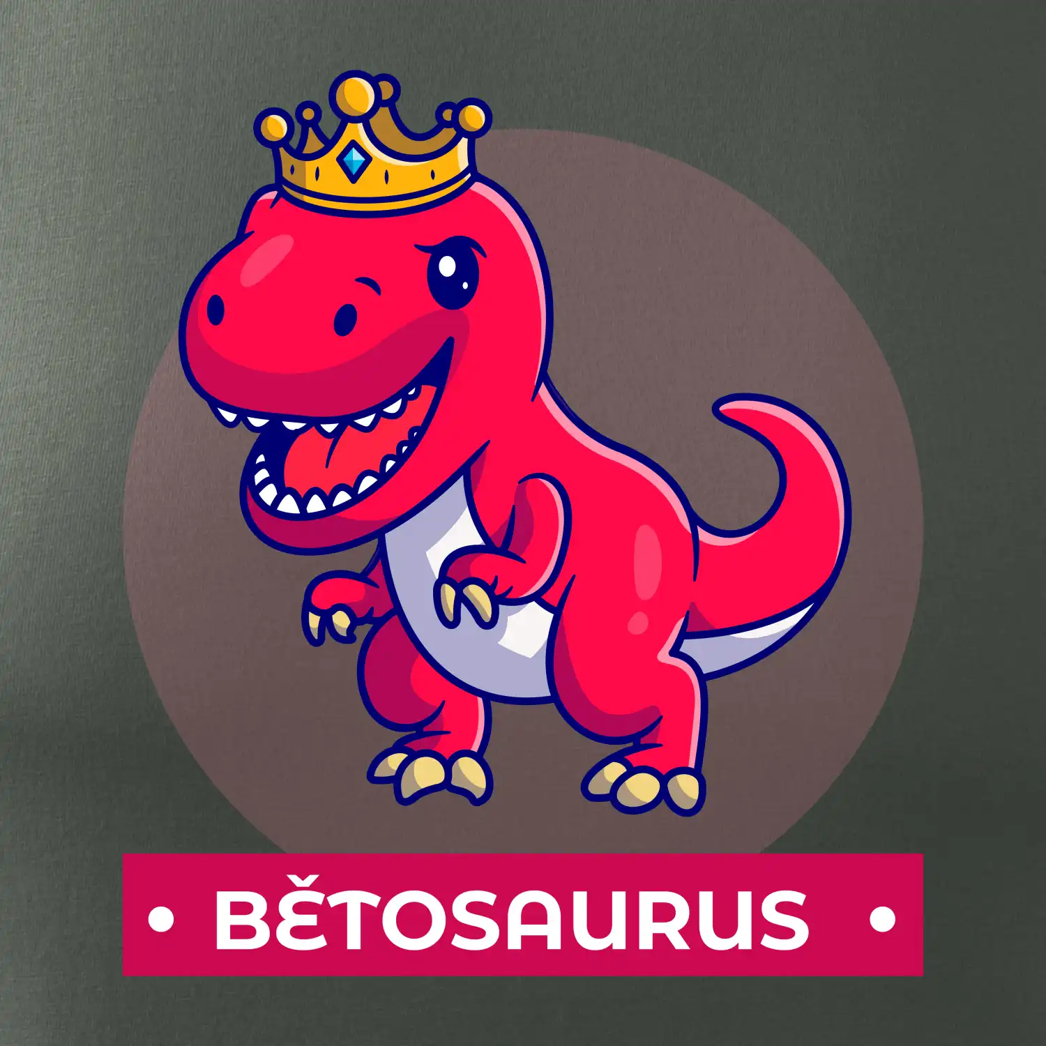 Dinosauří jména - červený dinosaurus