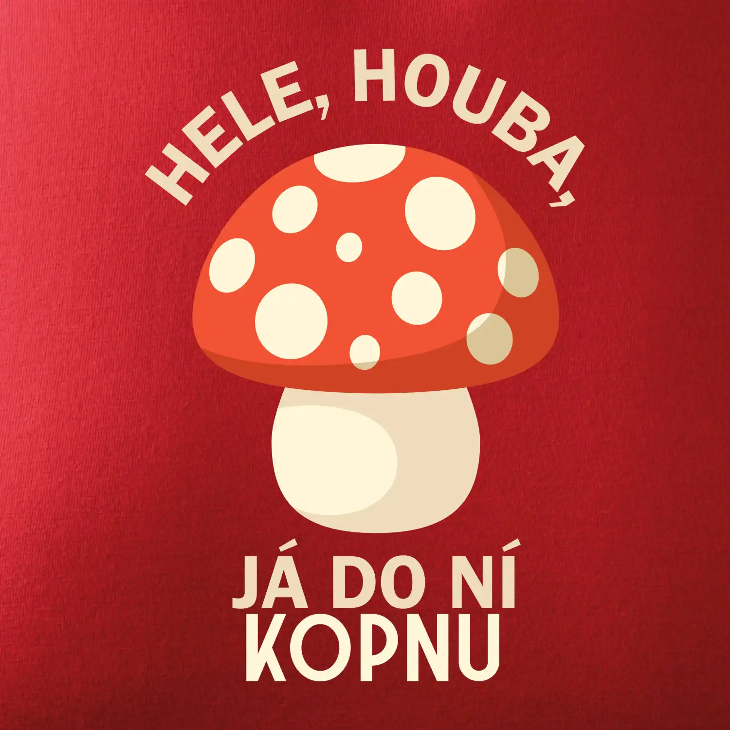 Hele, houba, já do ni kopnu
