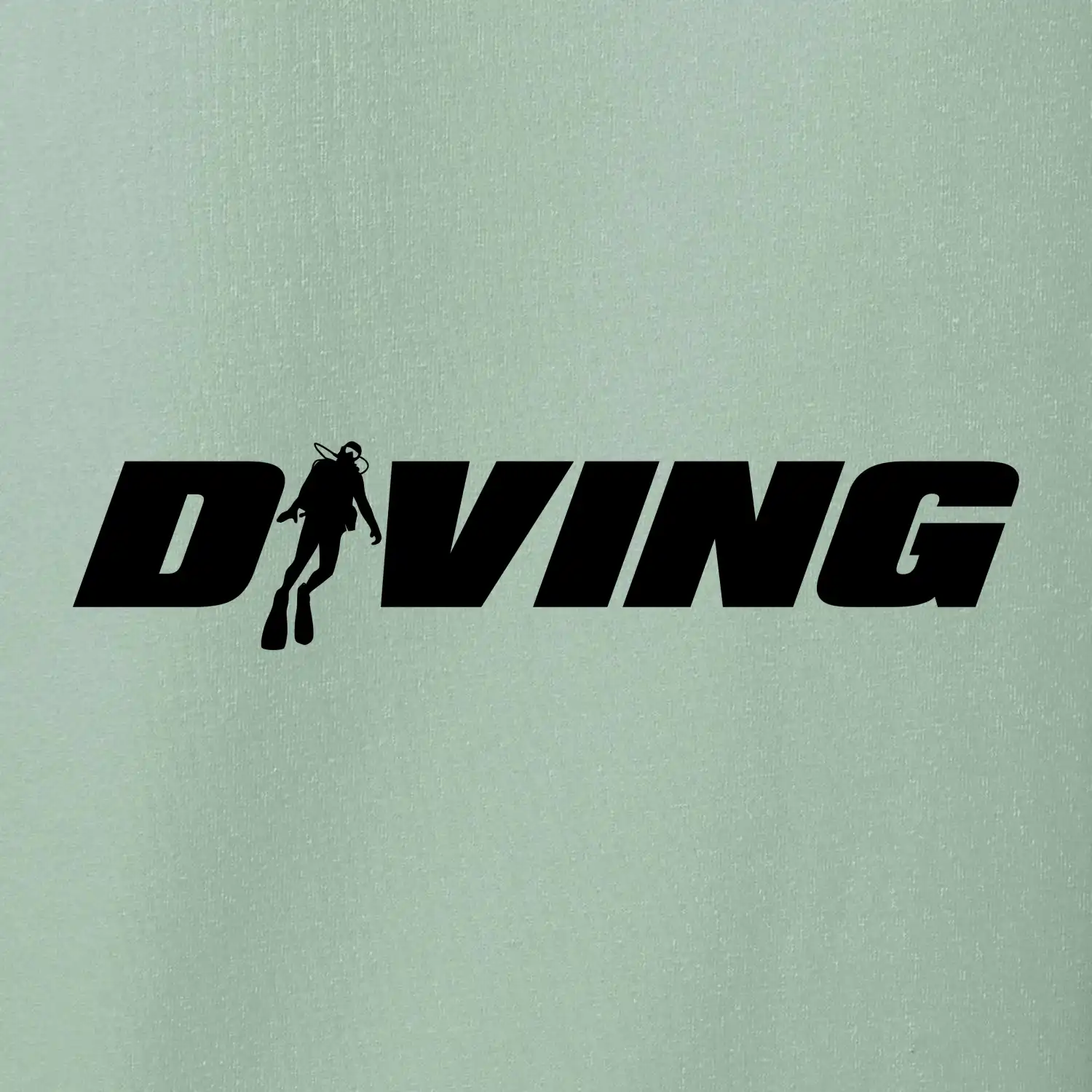 Diving nápis potápěč