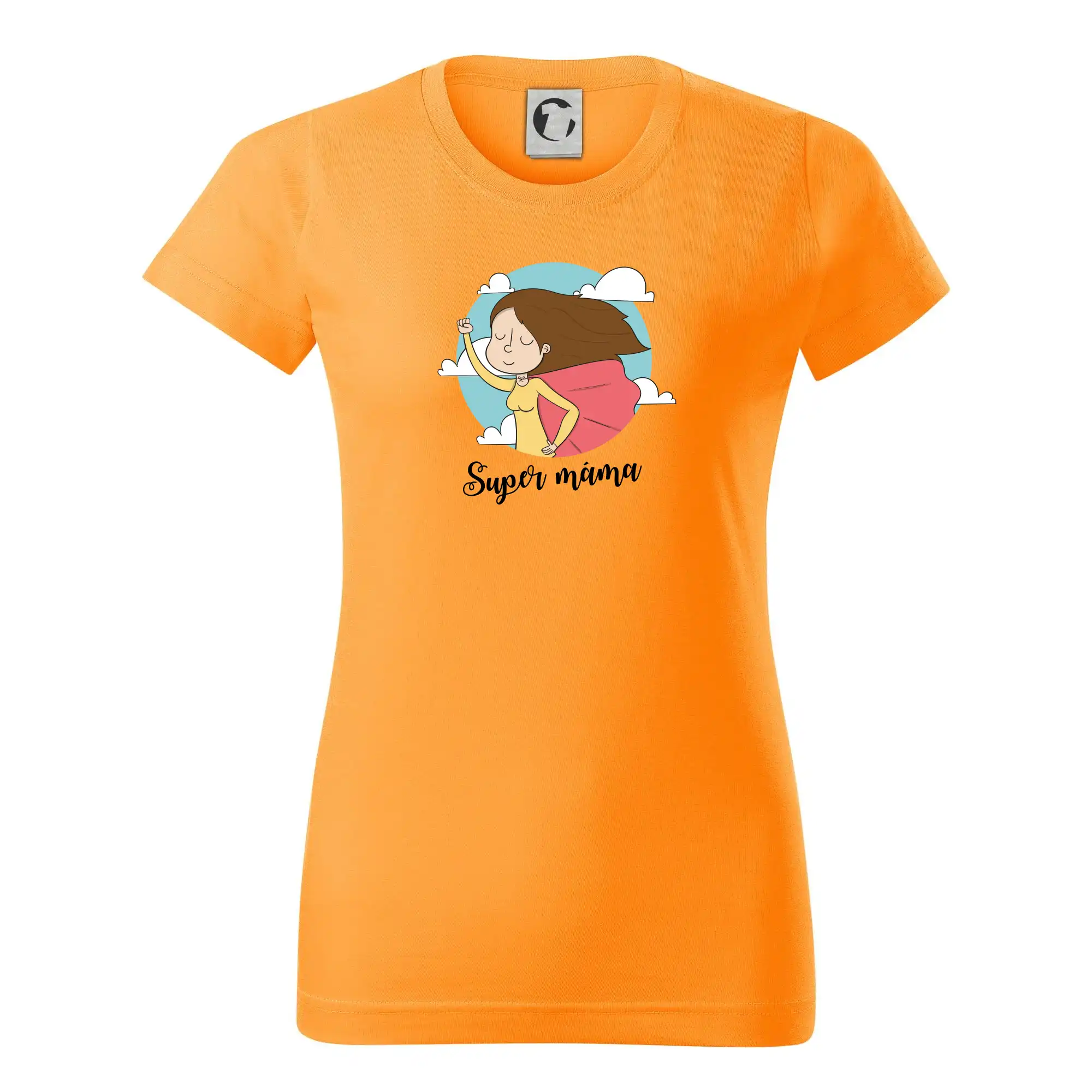 Kreslený obrázek Super máma