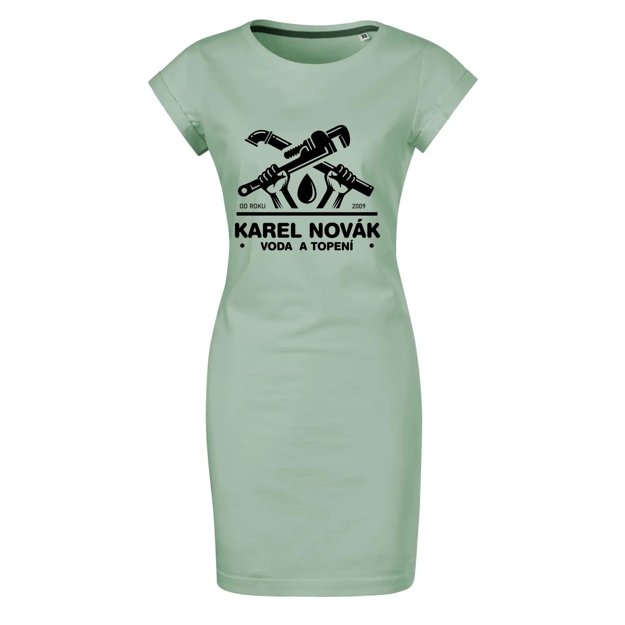 Instalatér - Překřížené klíče vlastní nápis