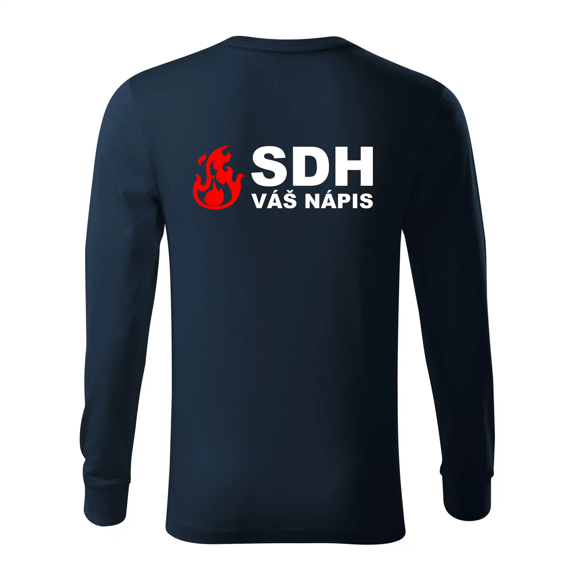 SDH nápis (oheň, firesport, název sboru - vlastní nápis)