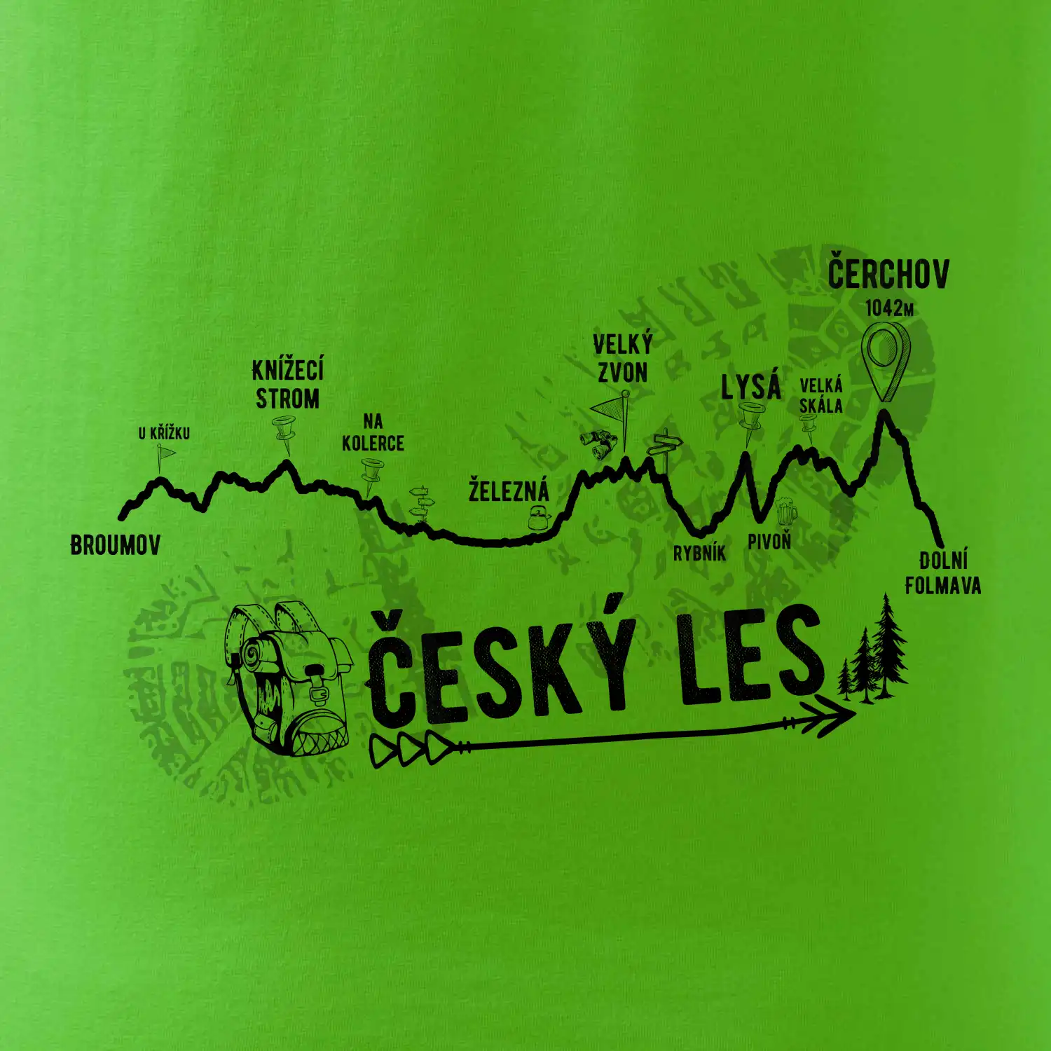 Profil Český les