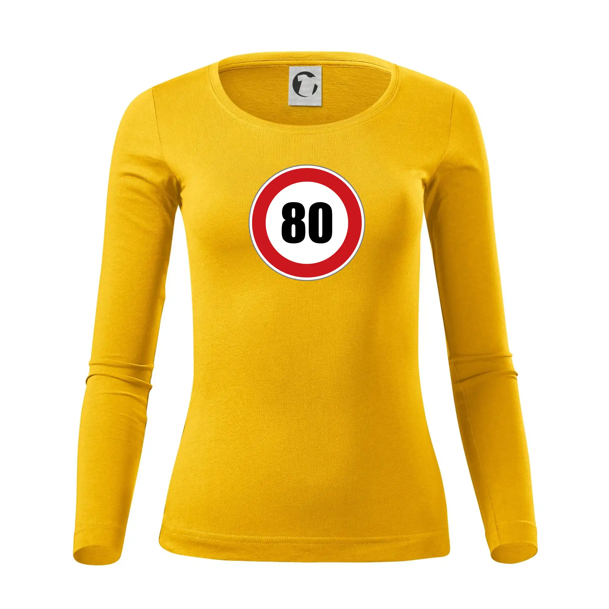 Dopravní značka - omezení rychlosti 80