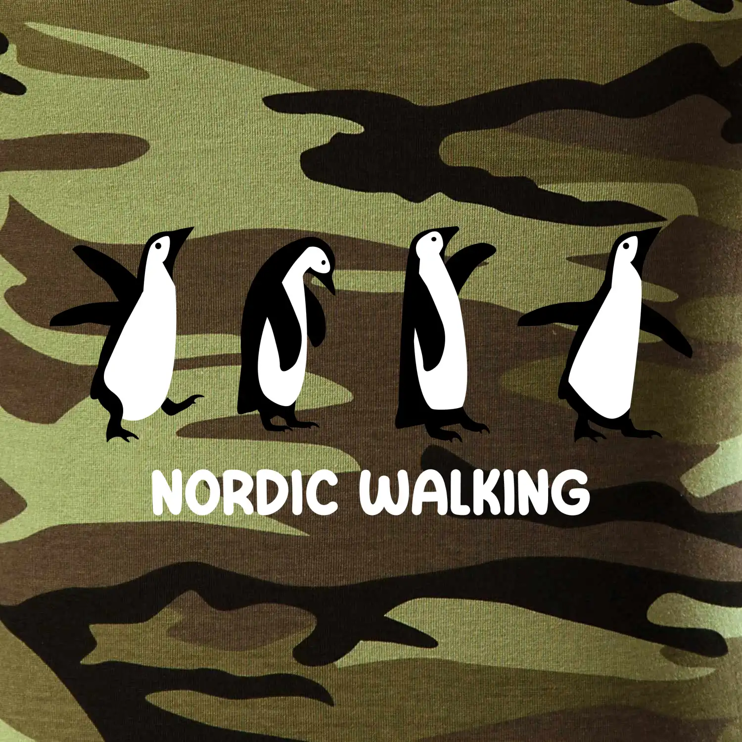 Nordic walking tučňáci - kreslení