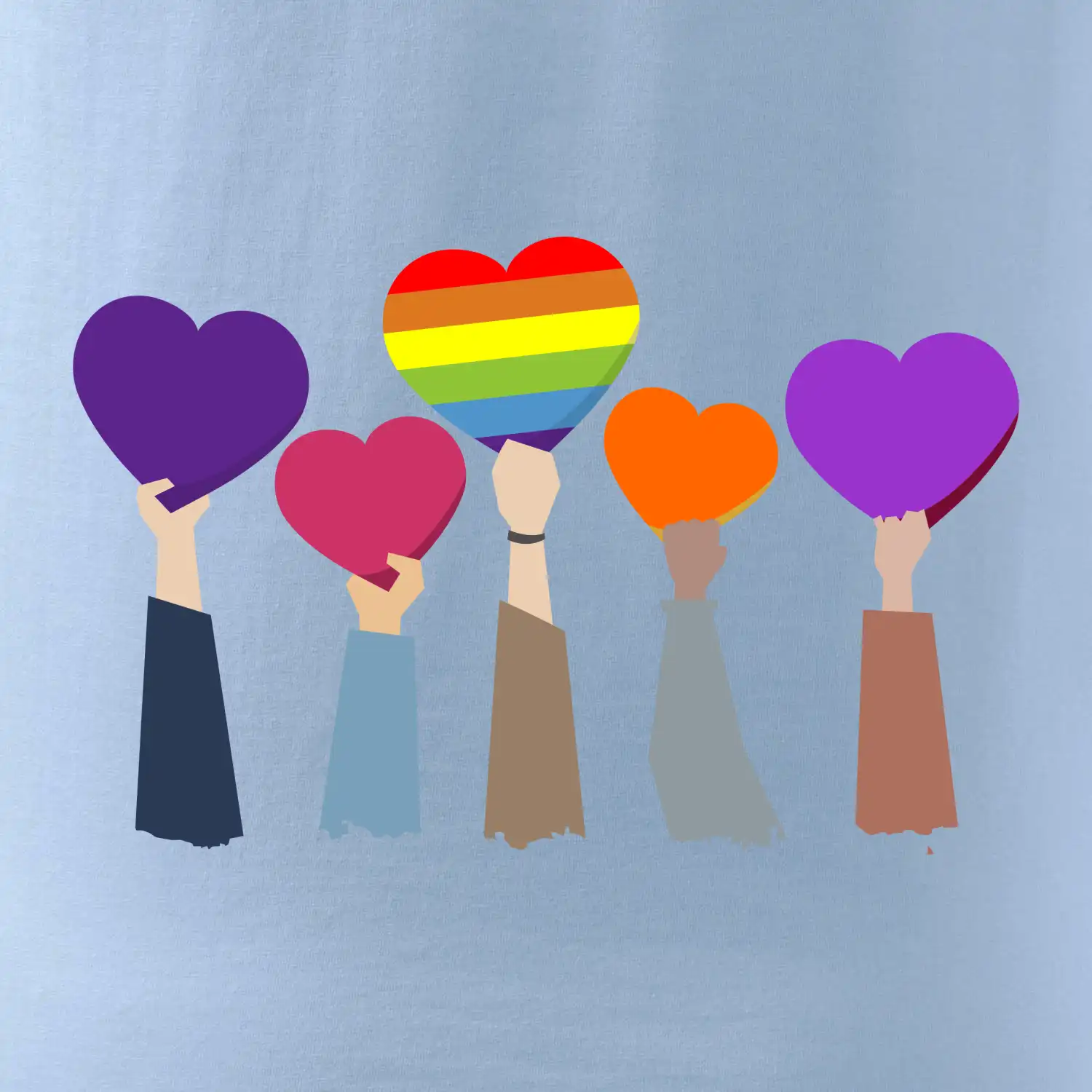 LGBT ruce srdce