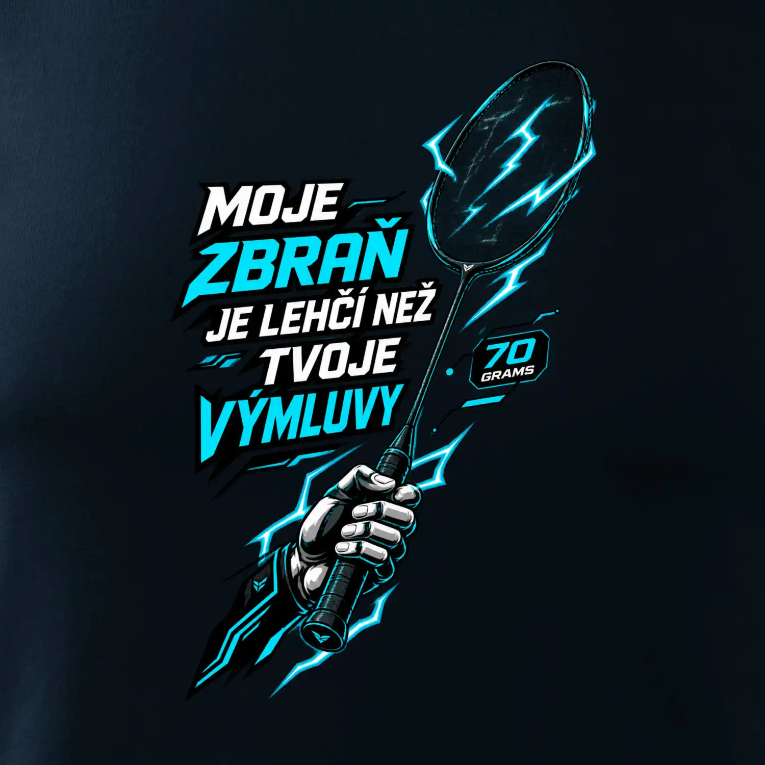 Badminton lehká raketa bez výmluv