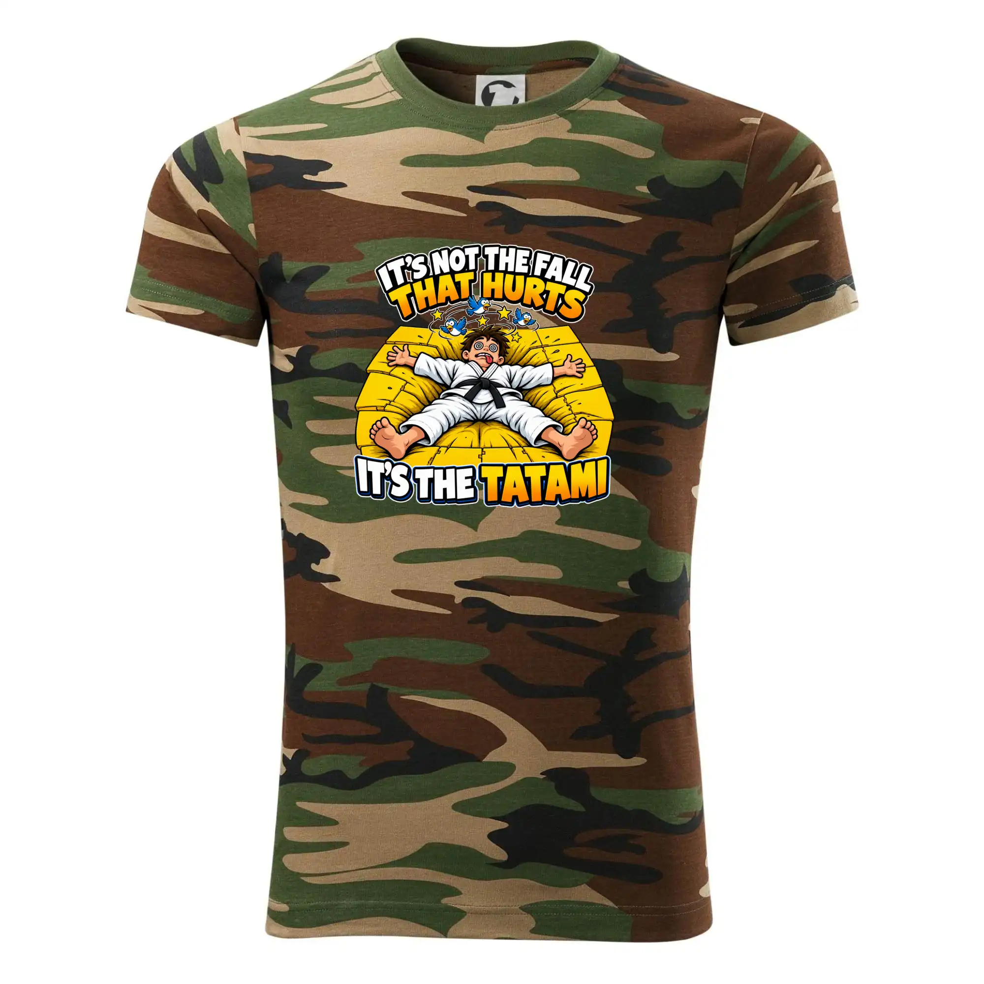 Pád bolí tatami judo