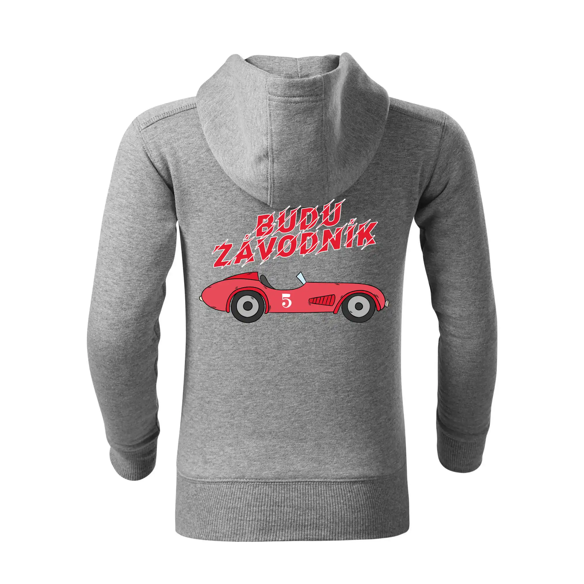 Budu závodník červené staré auto