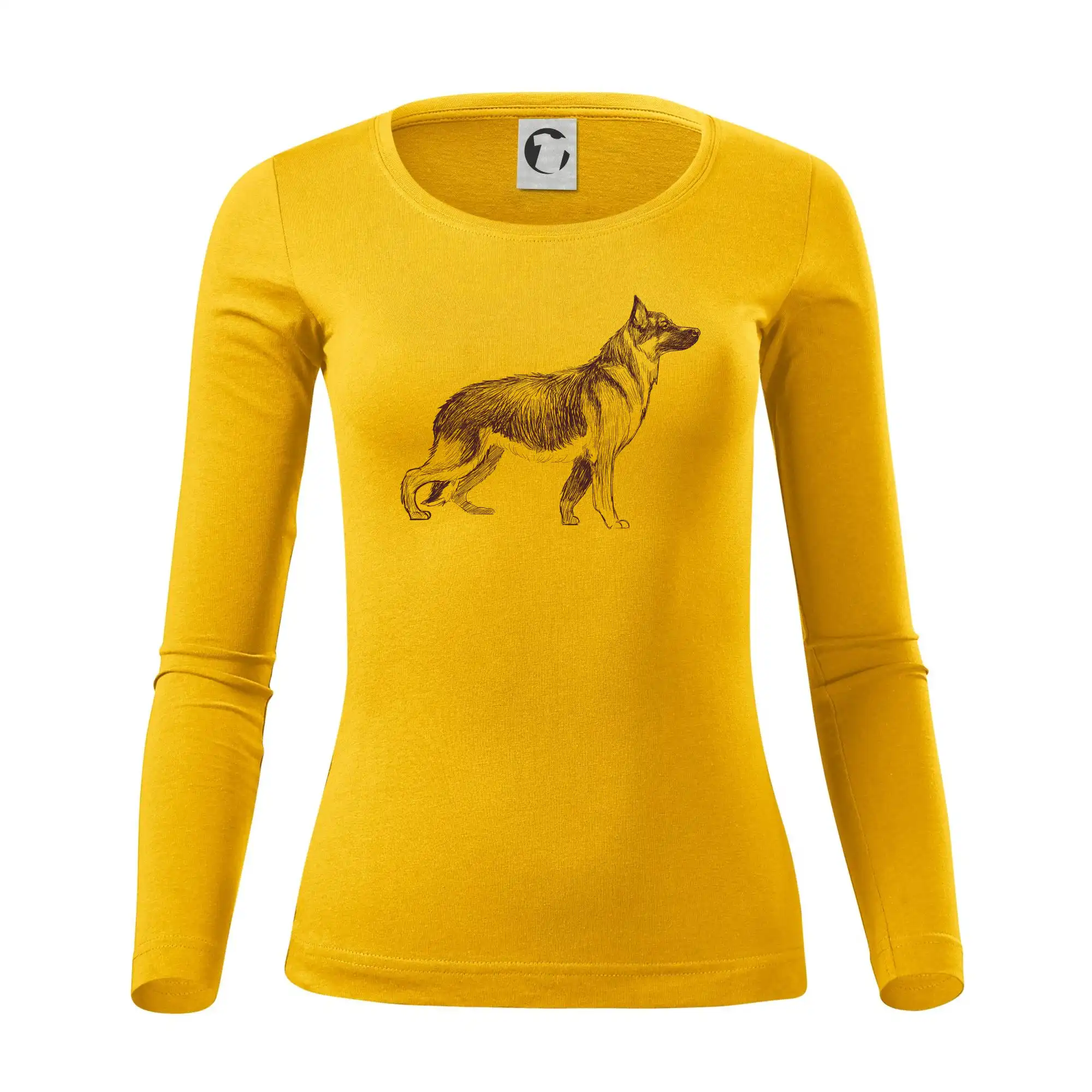 Německý ovčák -  kreslený skica