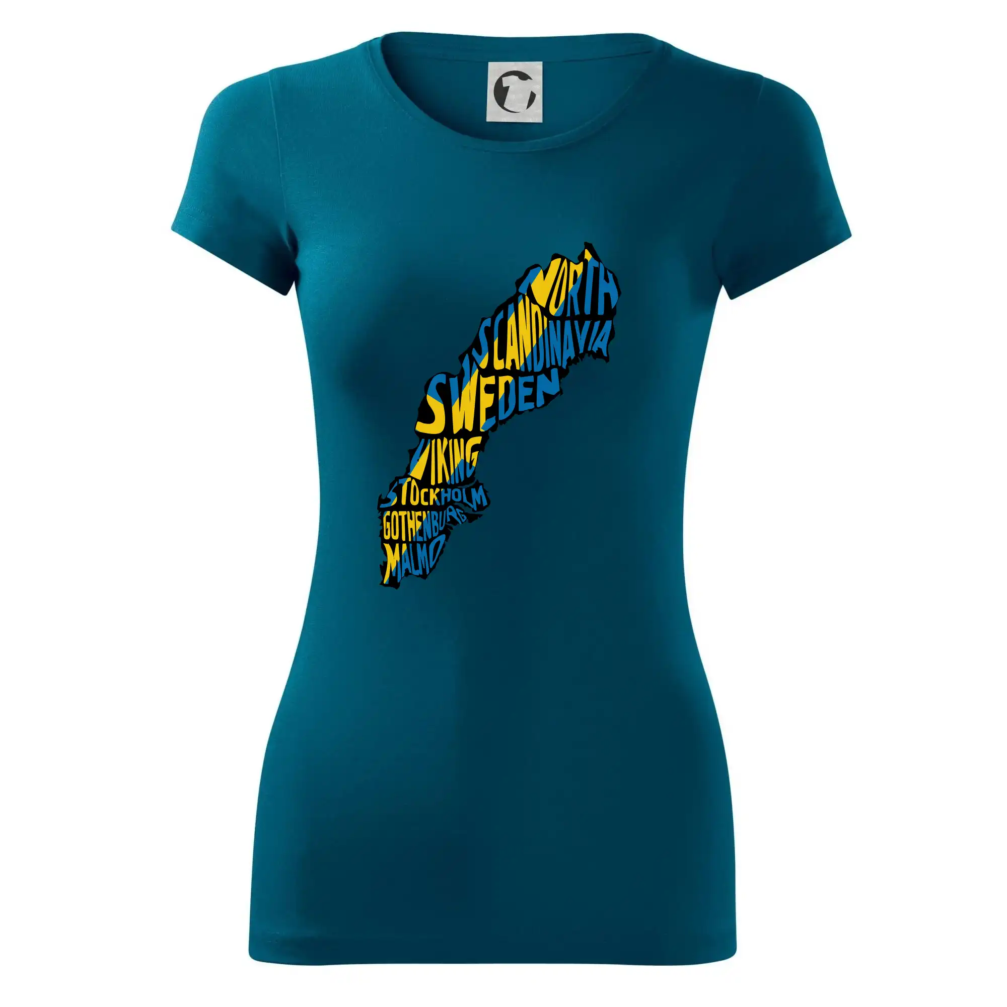 Mapy - názvy měst - Švédsko