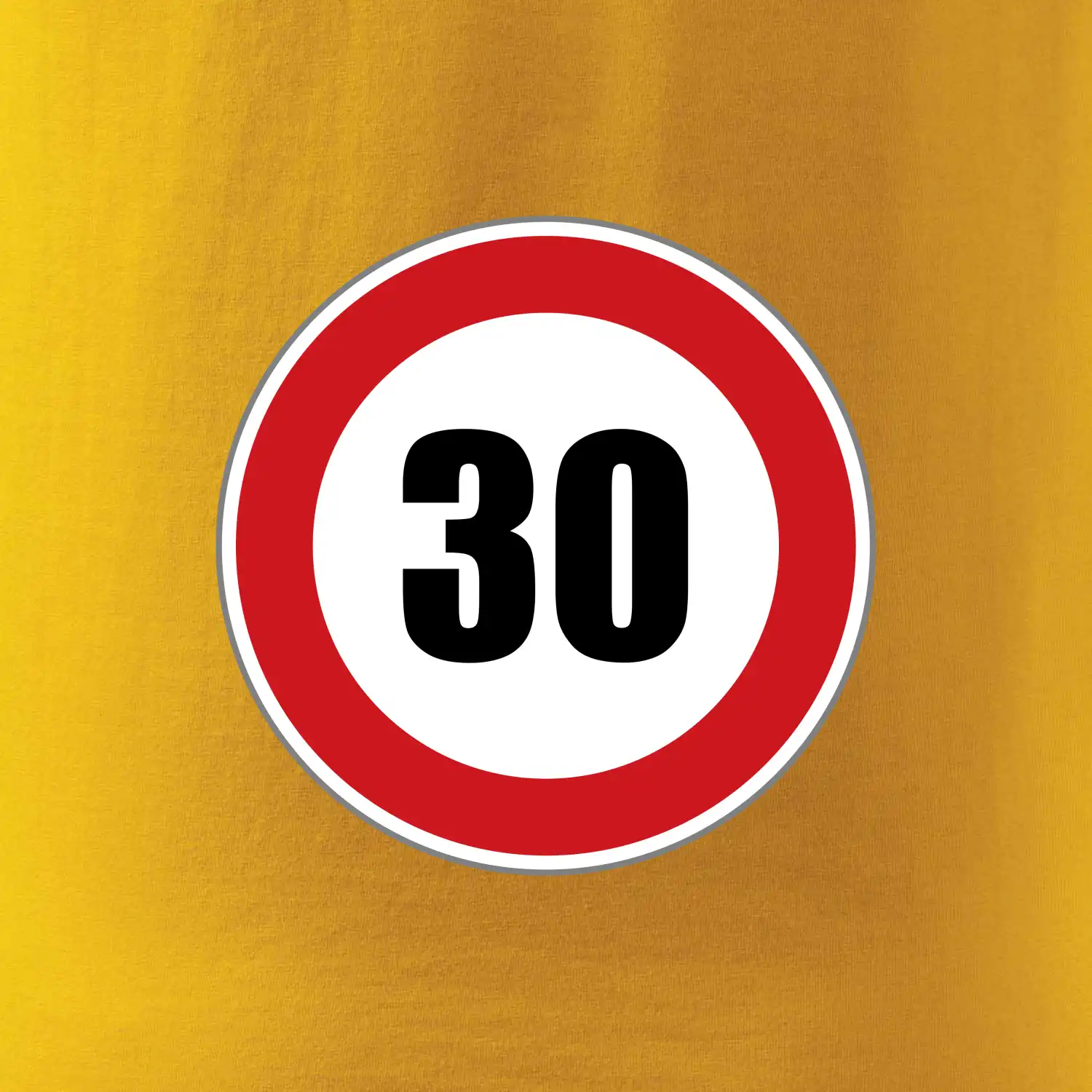 Dopravní značka - omezení rychlosti 30