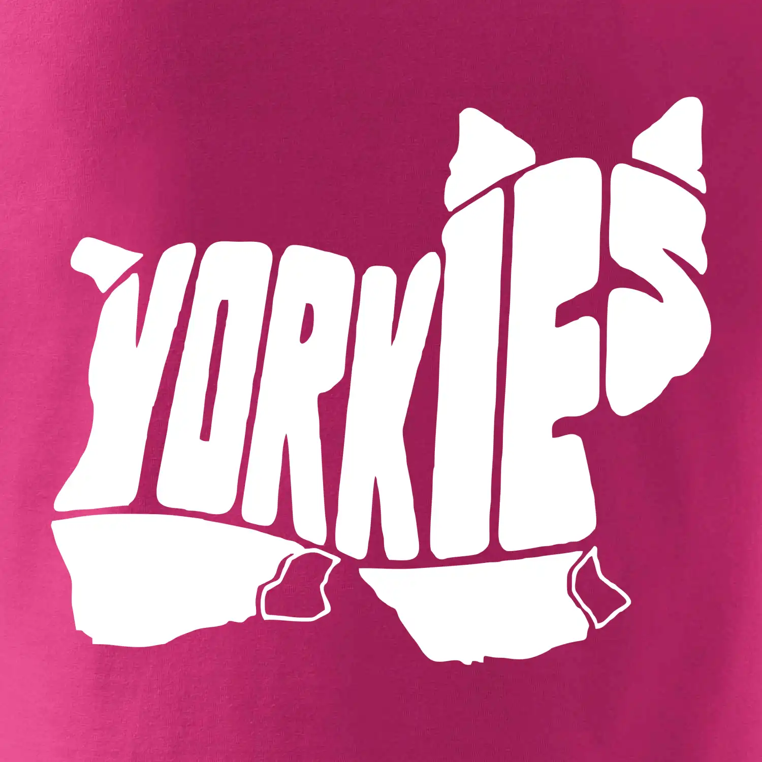 Jorkšírský teriér - Yorkie - Nápis v těle