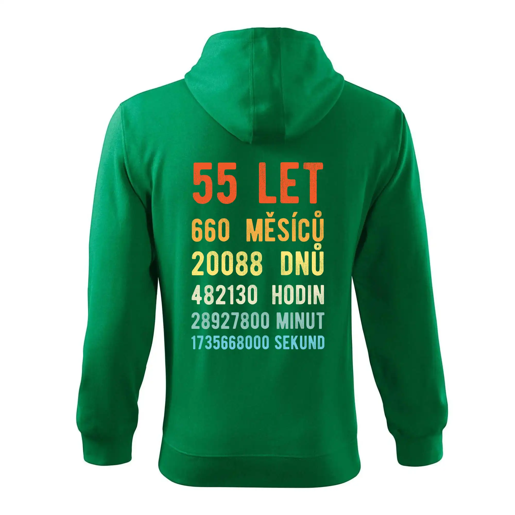 Narozeniny 55 přepočet času