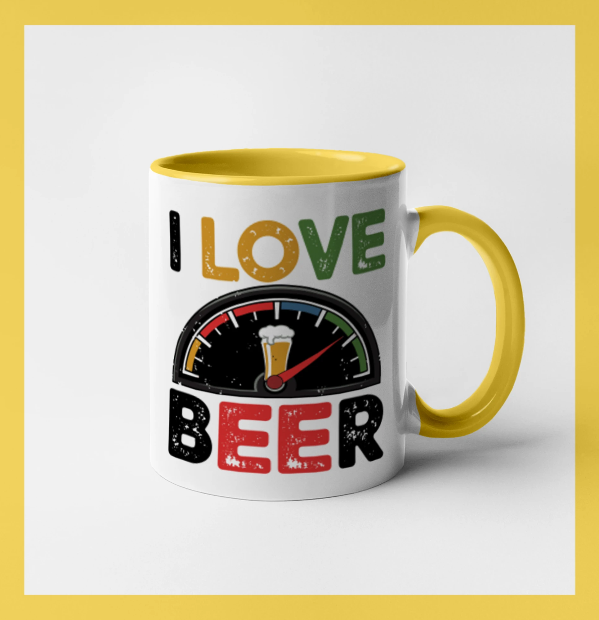 I love beer - palivoměr