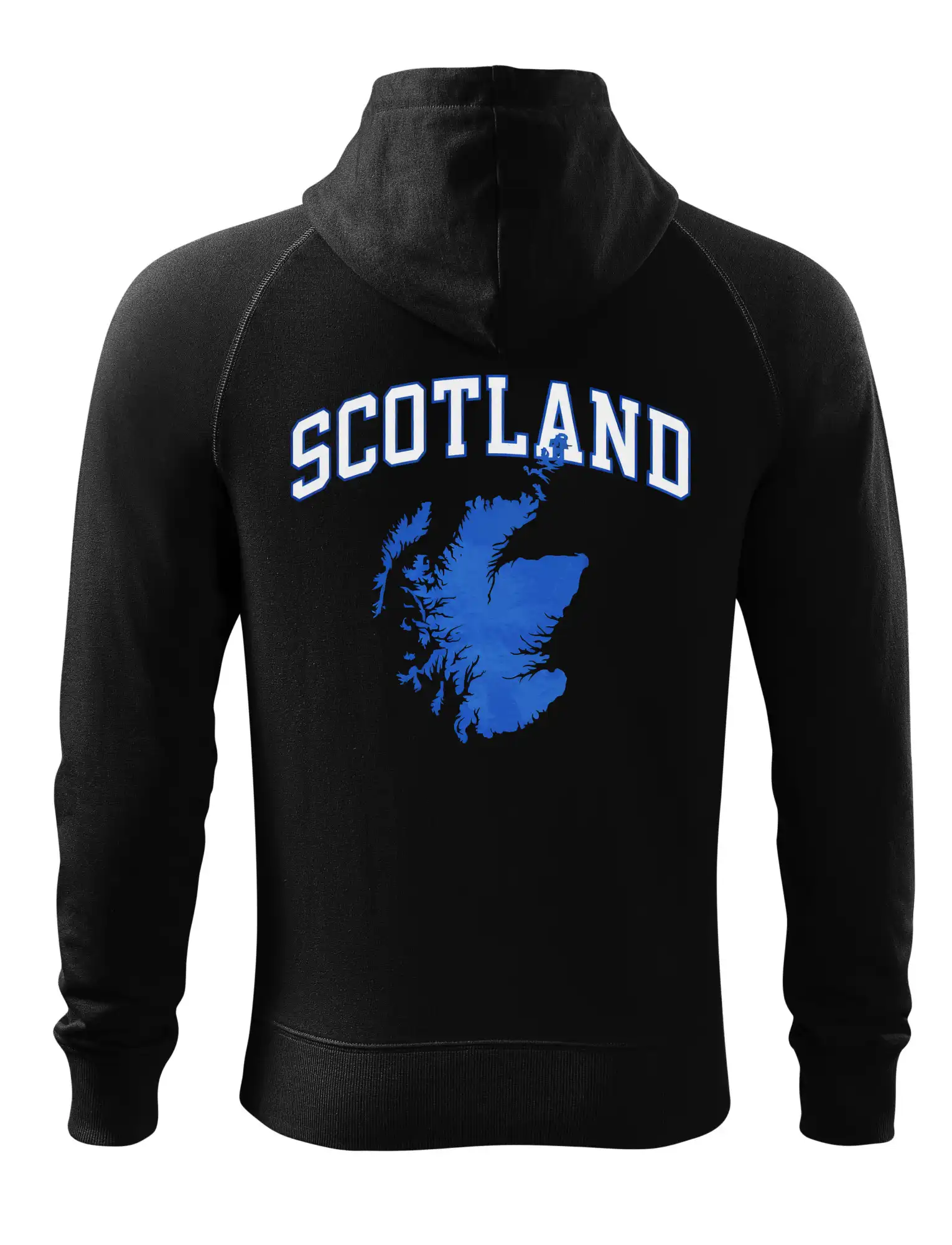 Scotland nápis s mapou