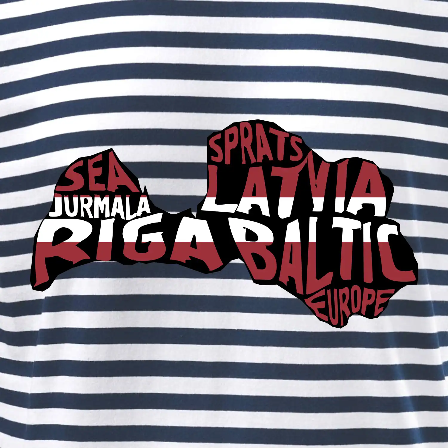 Mapy - názvy měst - Lotyšsko