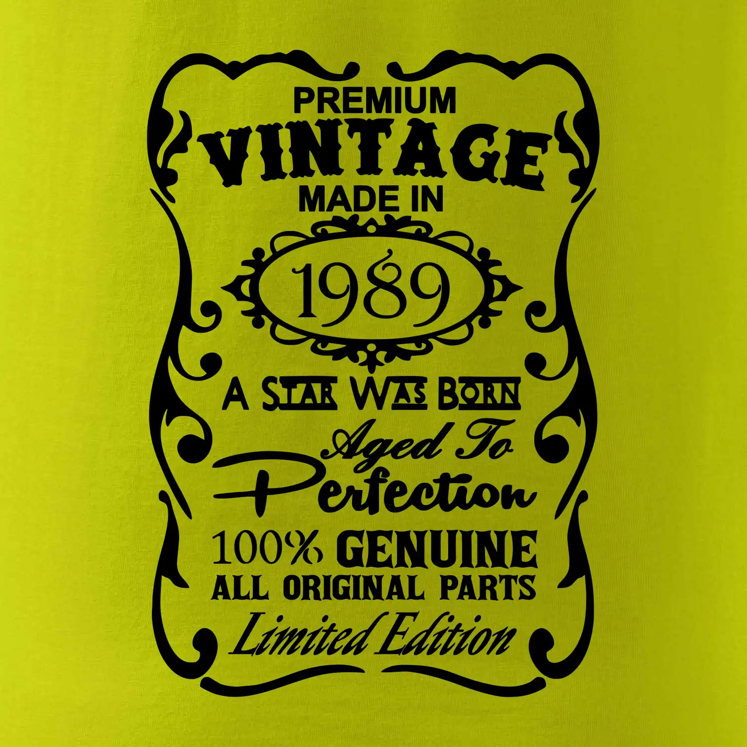 Vintage Etiketa - 1989