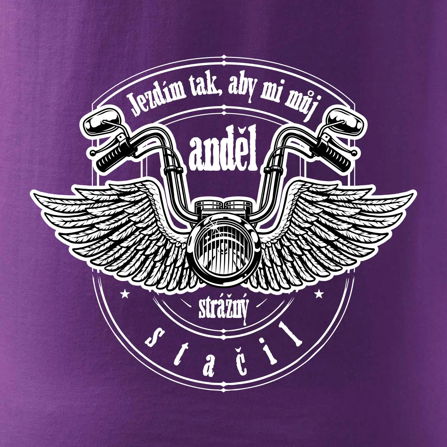 Jezdím tak rychle, aby mi můj anděl strážný stačil