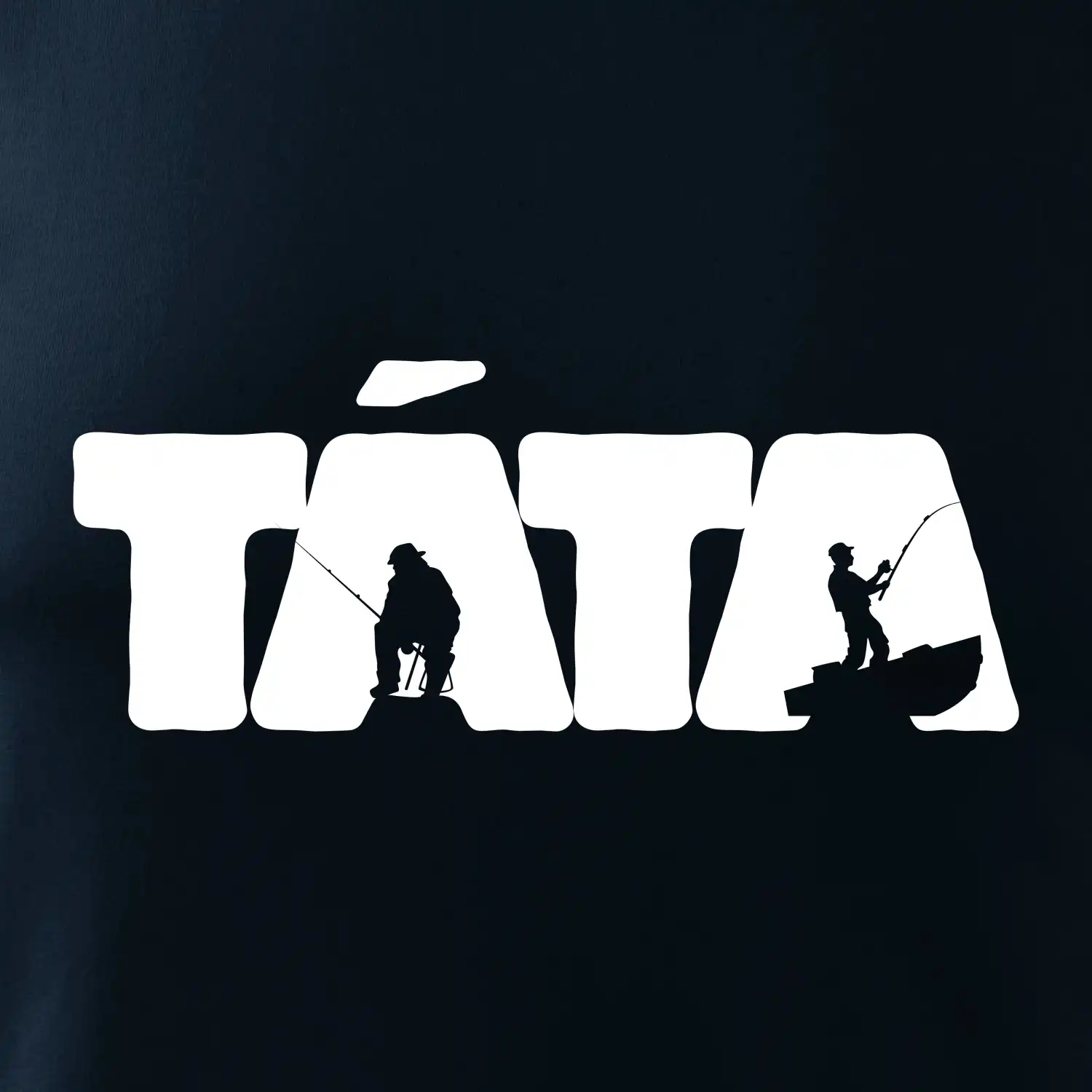 Táta nápis - rybář