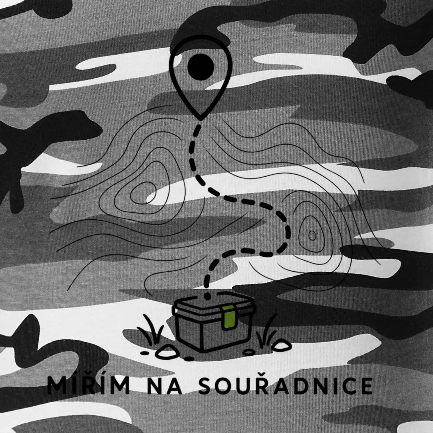 Mířím na souřadnice minimalistická trasa