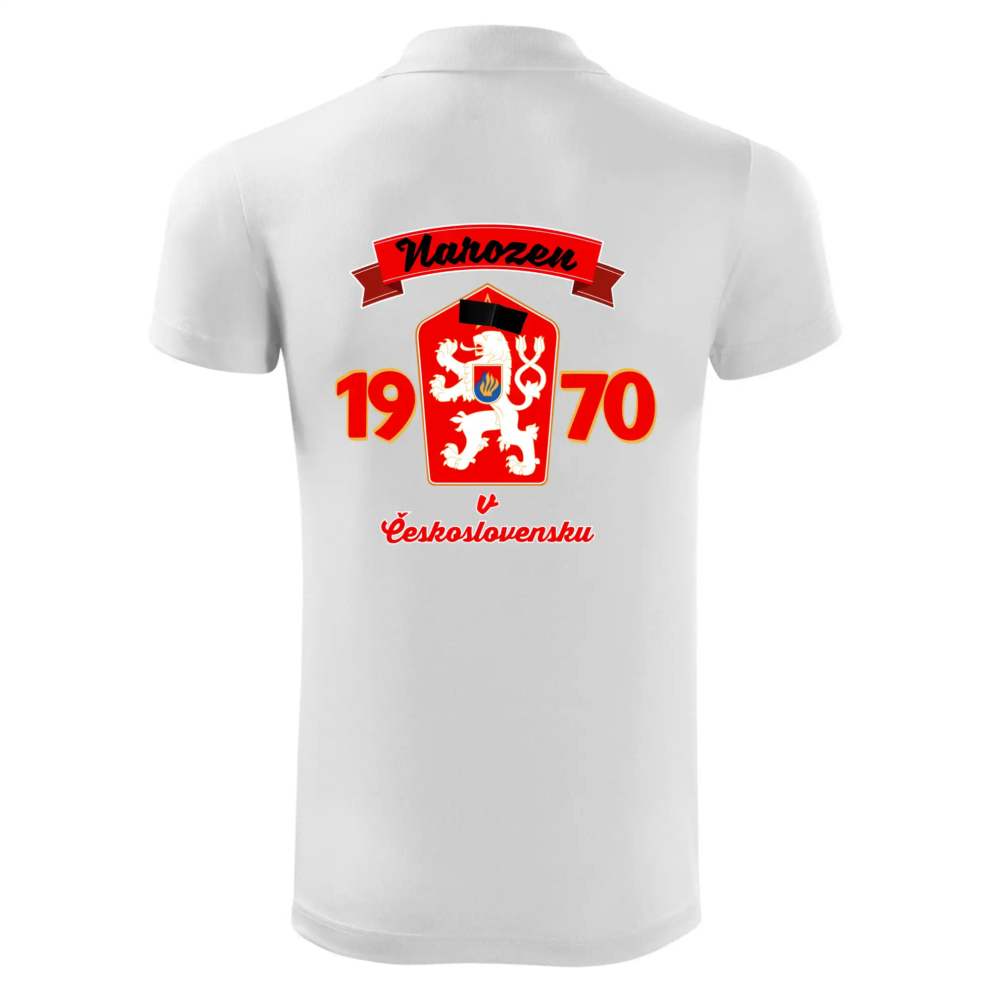 Narozen v Československu - Přelepený znak 1970